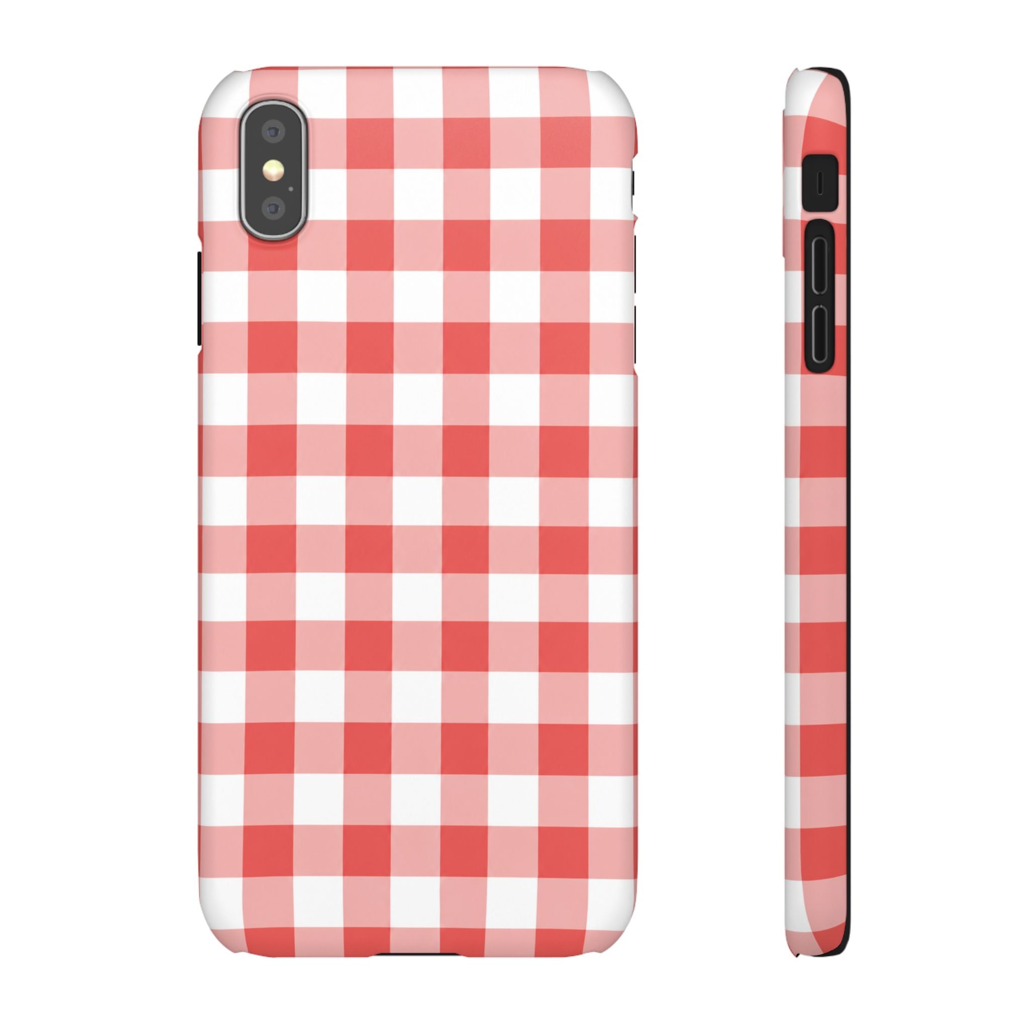 PIROS KOCKÁS SAMSUNG IPHONE TOK