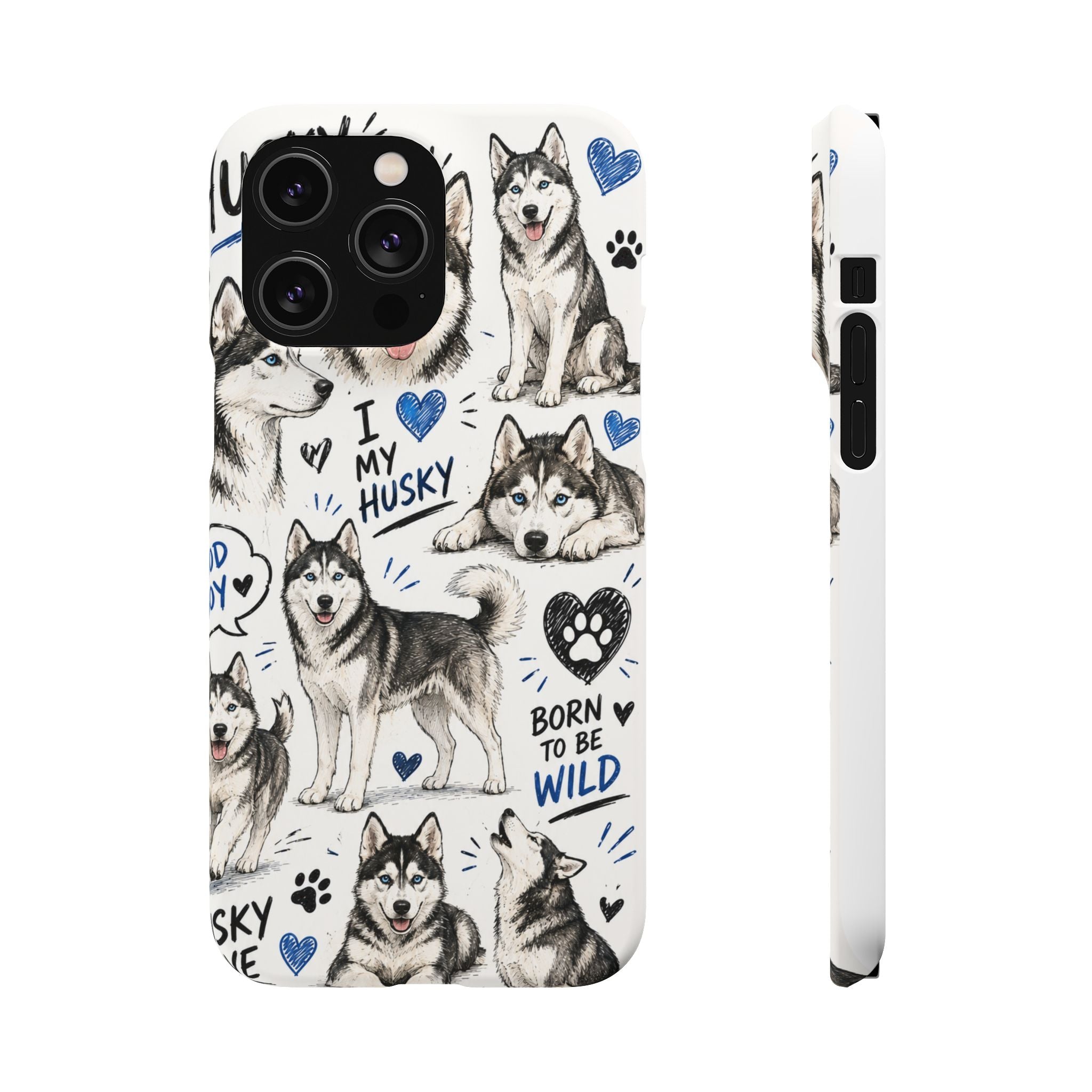 HUSKY MINTÁS IPHONE TOK