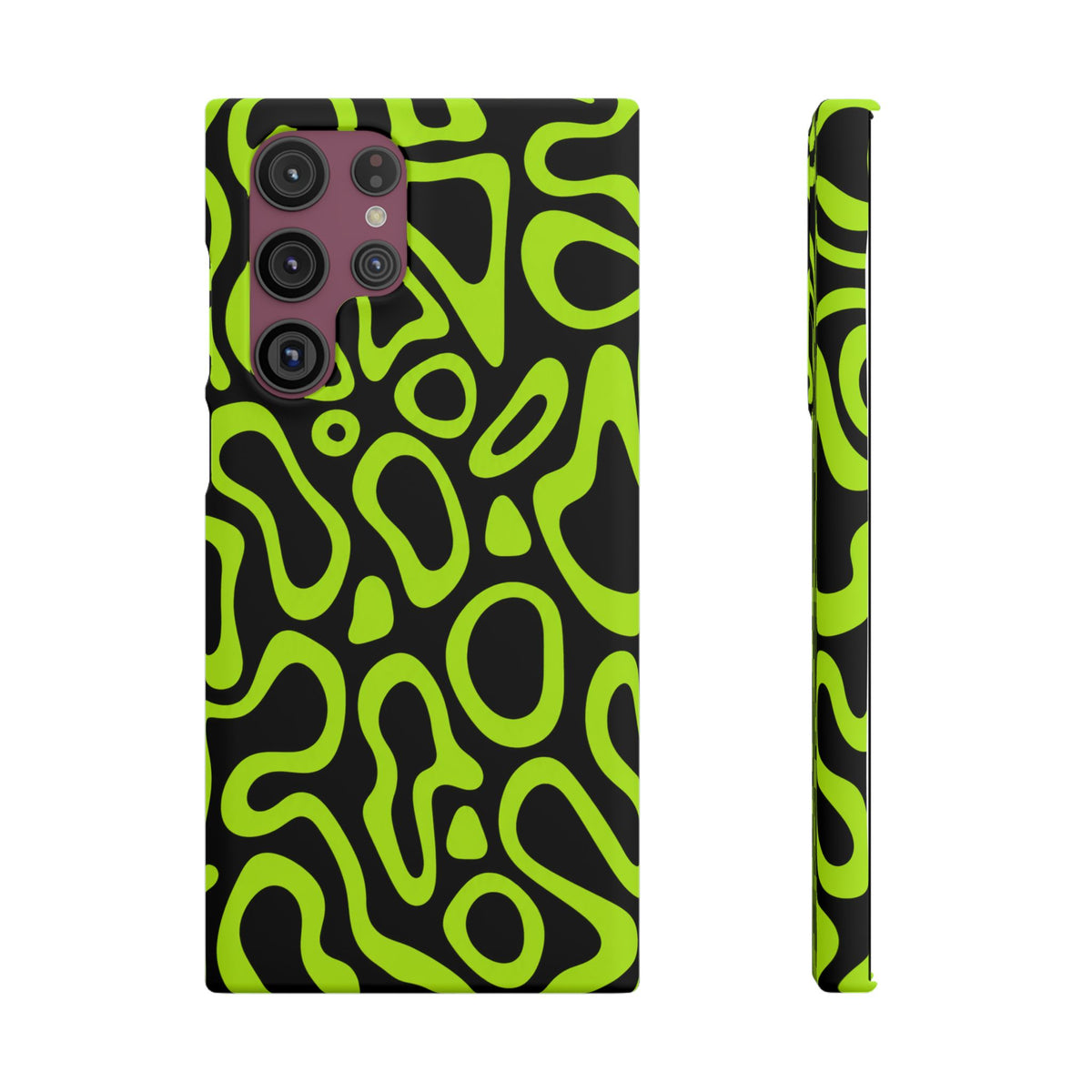 ZÖLD MINTÁS SAMSUNG IPHONE TOK