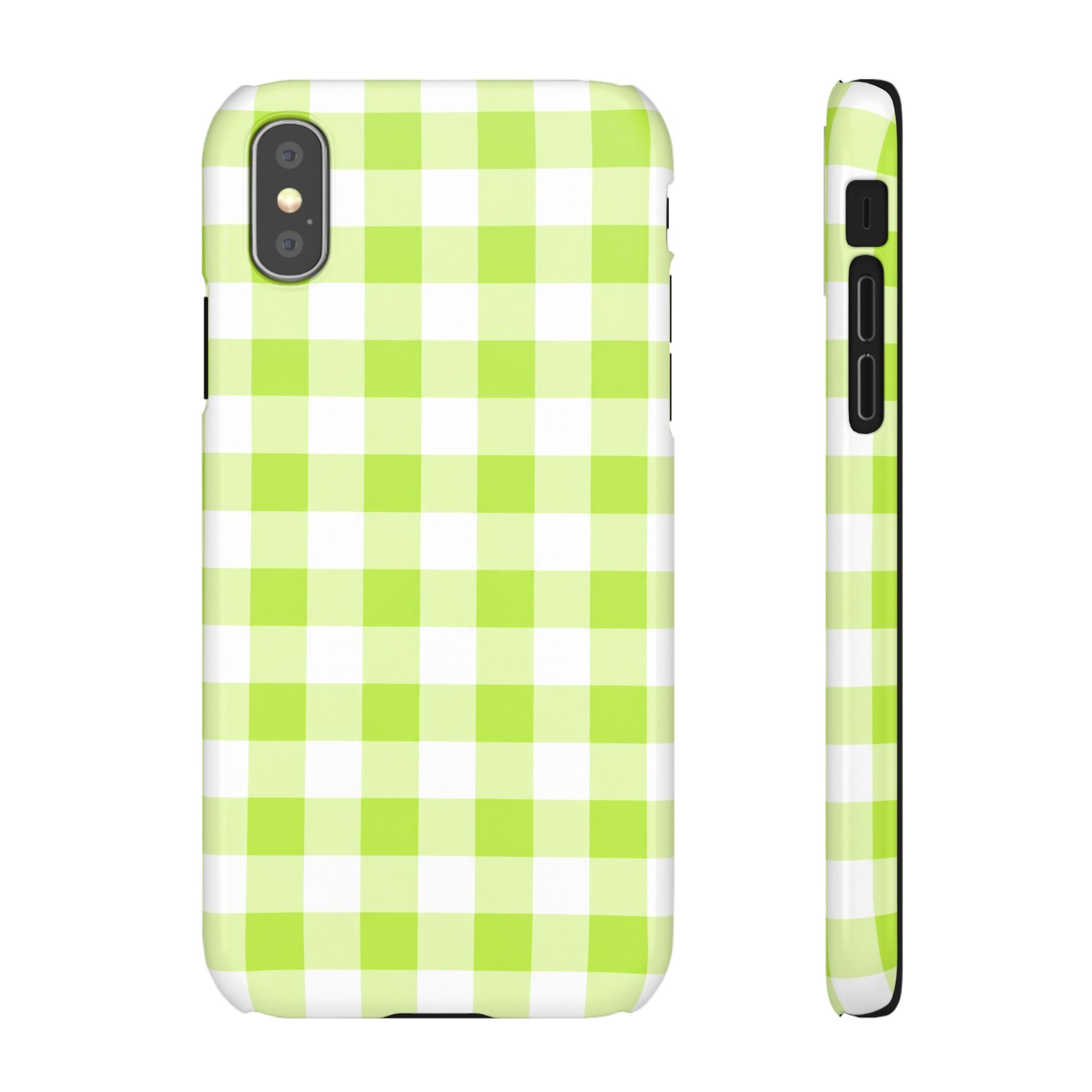 ZÖLD KOCKÁS SAMSUNG IPHONE TOK