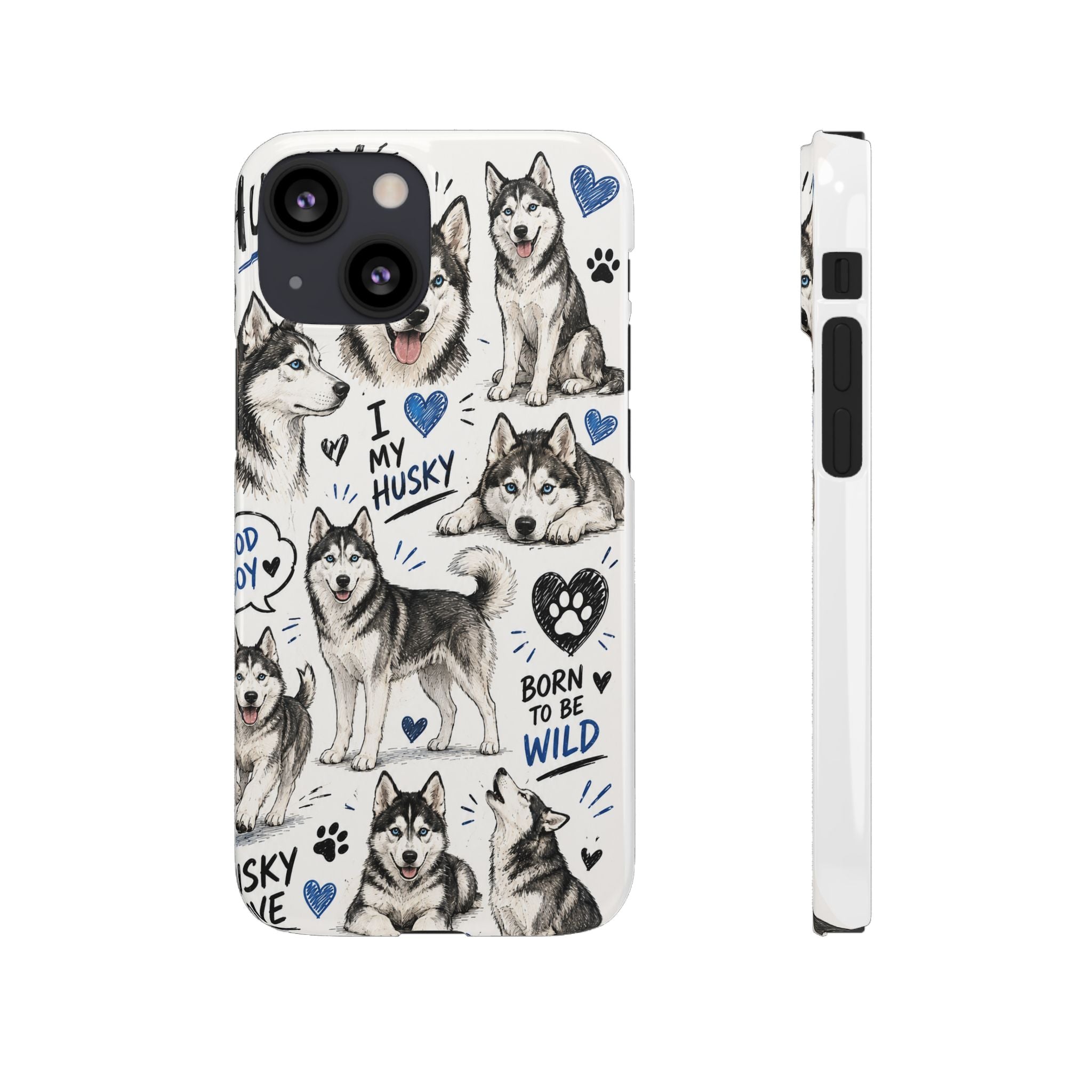HUSKY MINTÁS IPHONE TOK