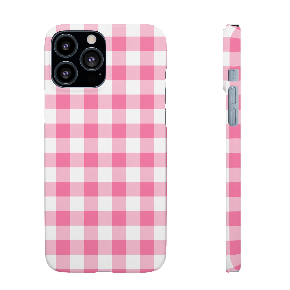 RÓZSASZIN KOCKÁS SAMSUNG IPHONE TOK