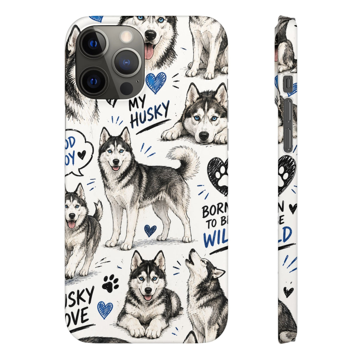 HUSKY MINTÁS IPHONE TOK