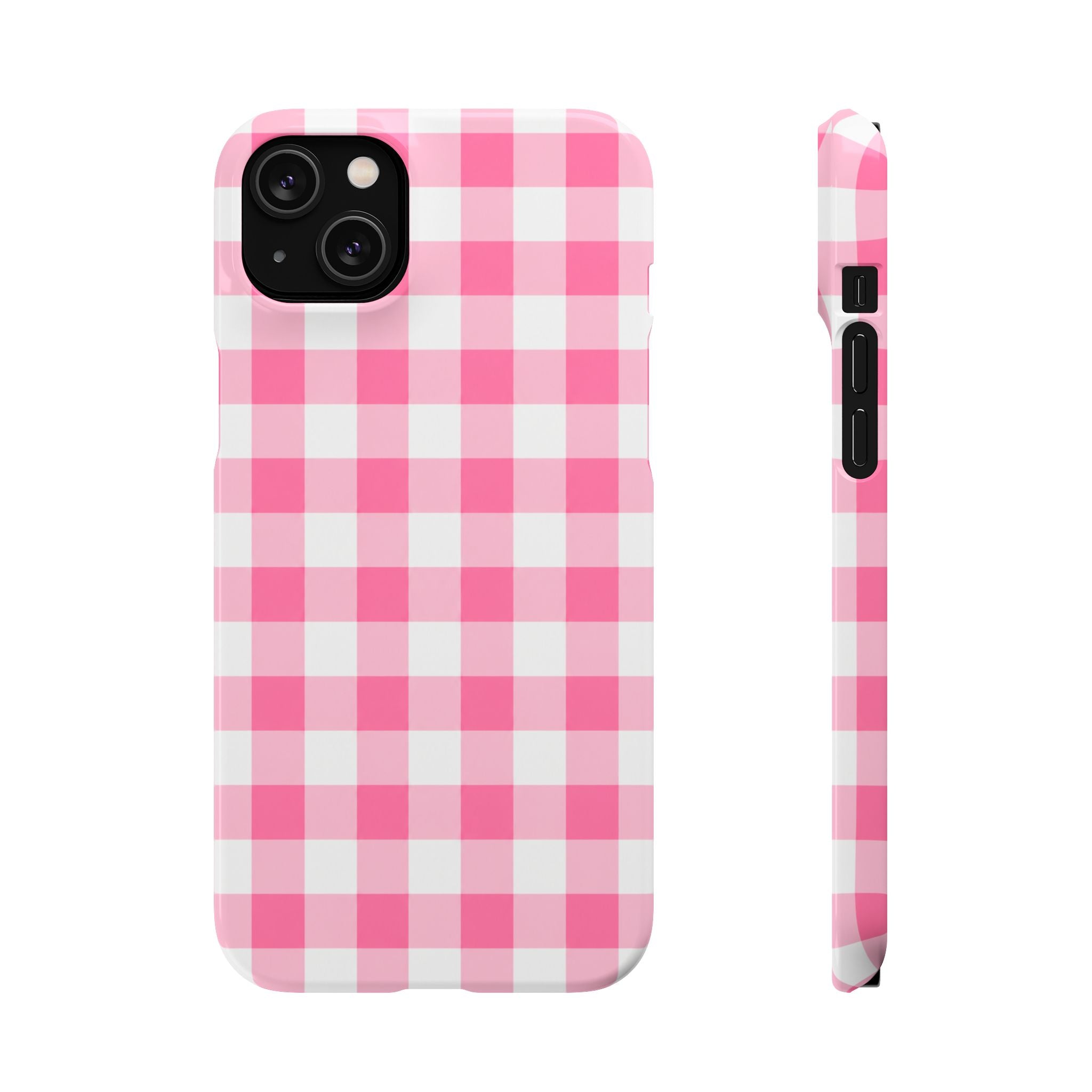 RÓZSASZIN KOCKÁS SAMSUNG IPHONE TOK
