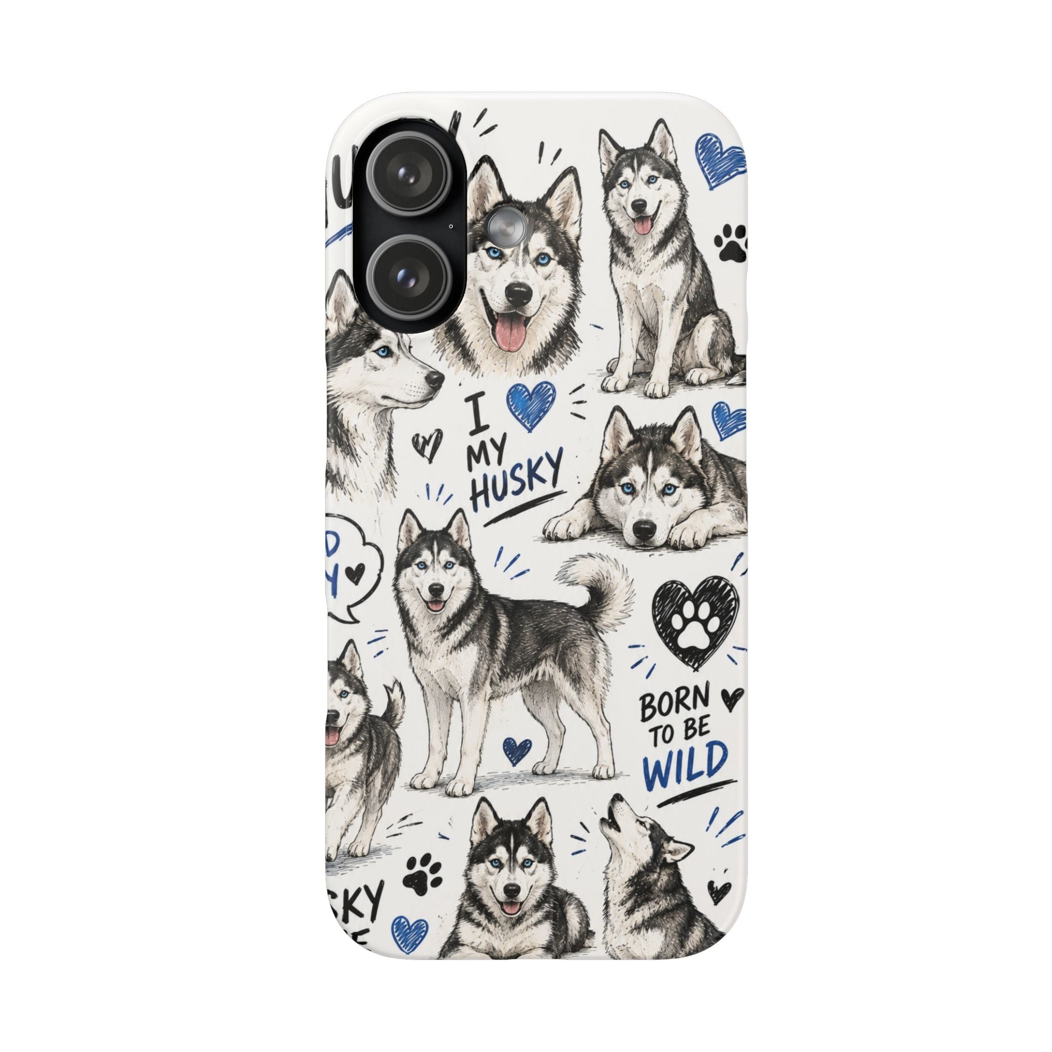 HUSKY MINTÁS IPHONE TOK