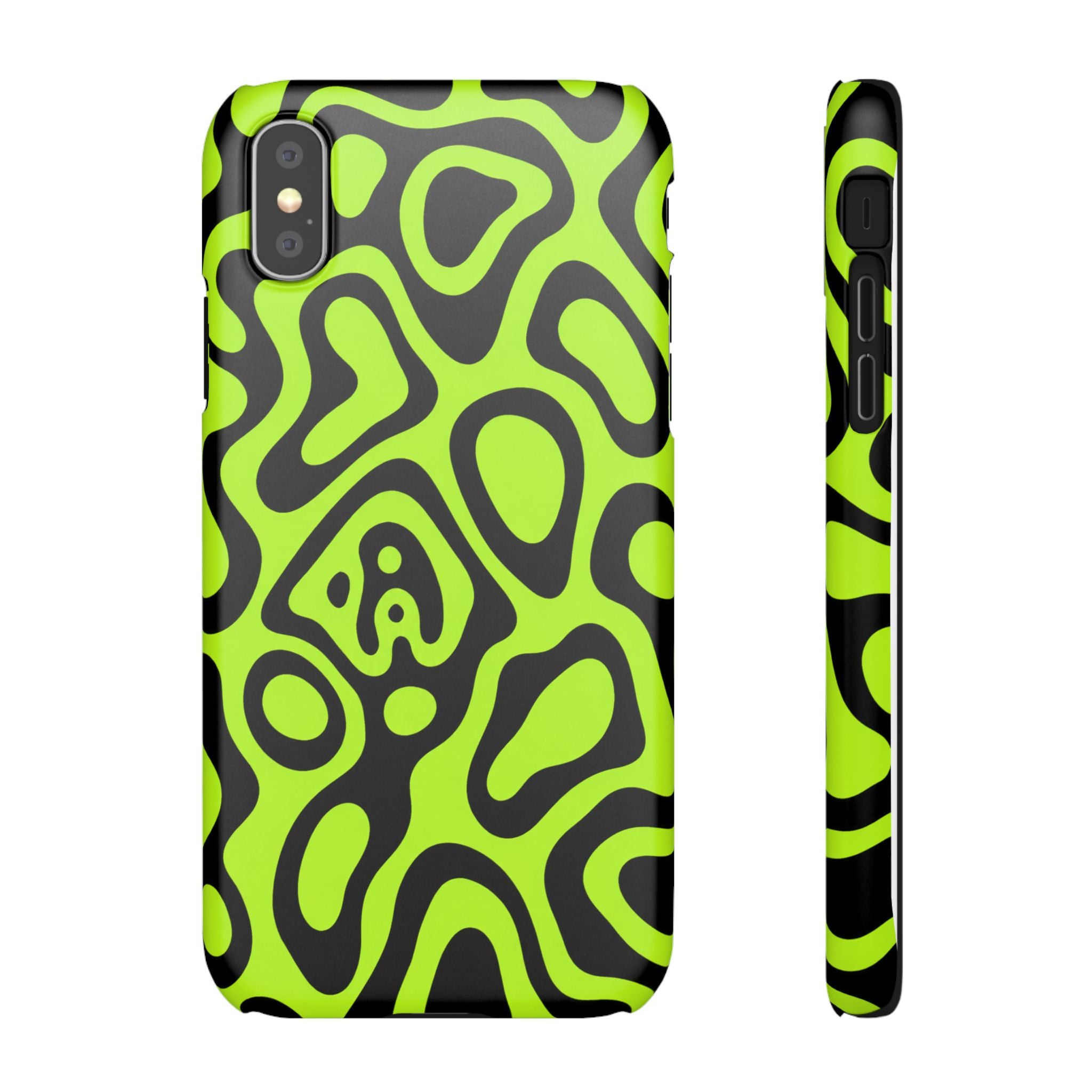 ZÖLD MINTÁS SAMSUNG IPHONE TOK