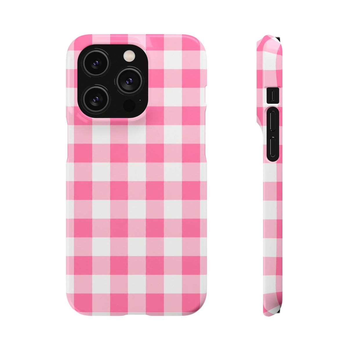 RÓZSASZIN KOCKÁS SAMSUNG IPHONE TOK