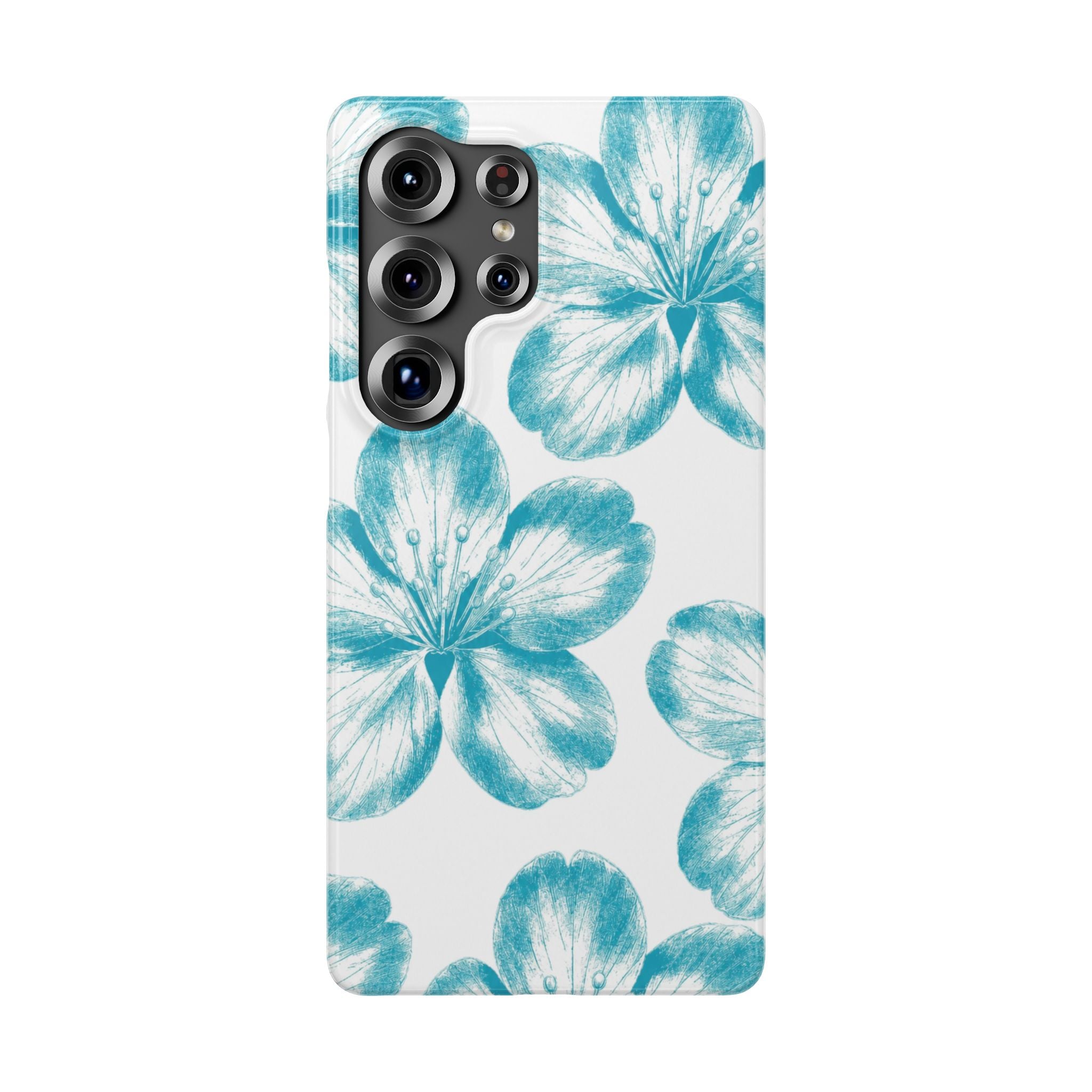 KÉK VIRÁGOK SAMSUNG IPHONE TOK