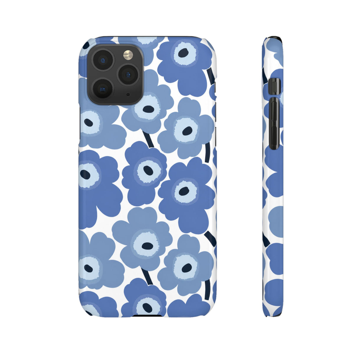 KÉK VIRÁGOS SAMSUNG IPHONE TOK