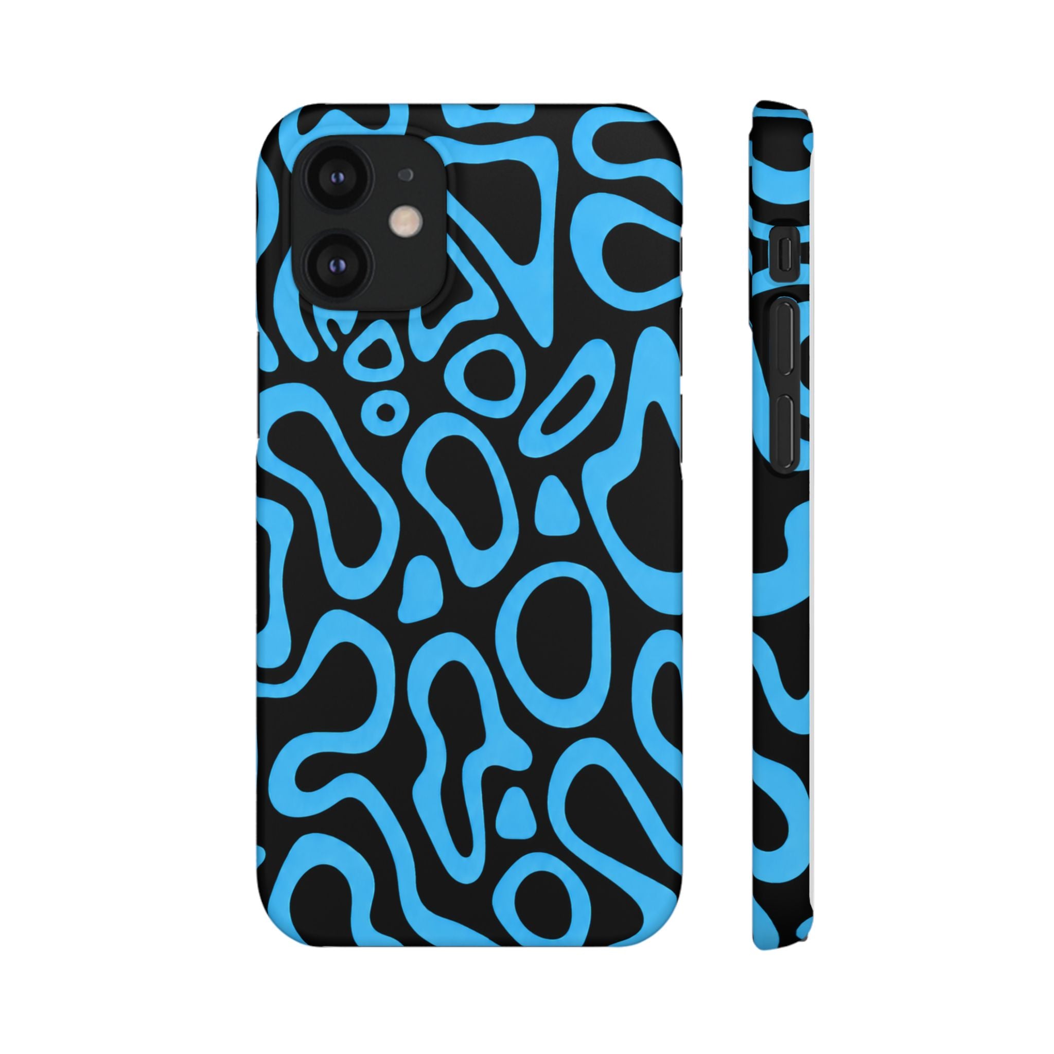 KÉK MINTÁS SAMSUNG IPHONE TOK