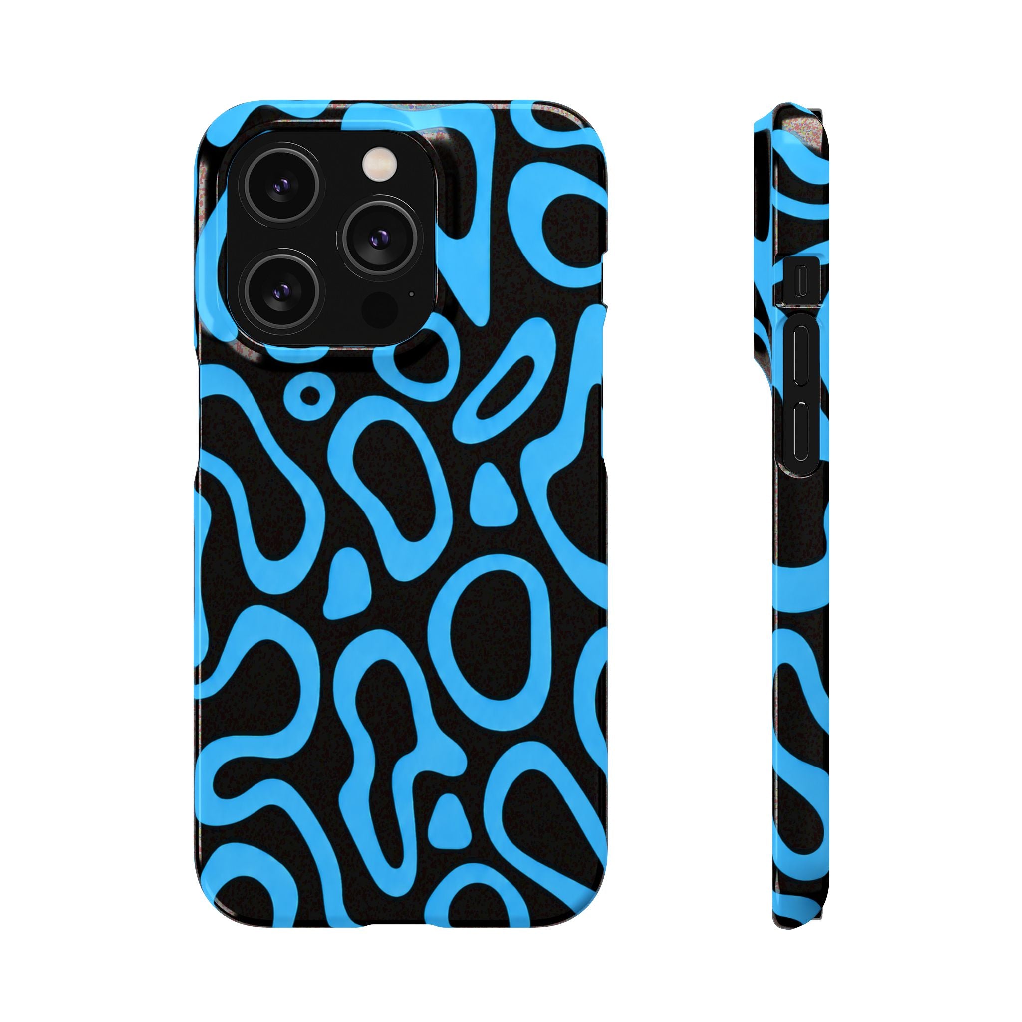 KÉK MINTÁS SAMSUNG IPHONE TOK