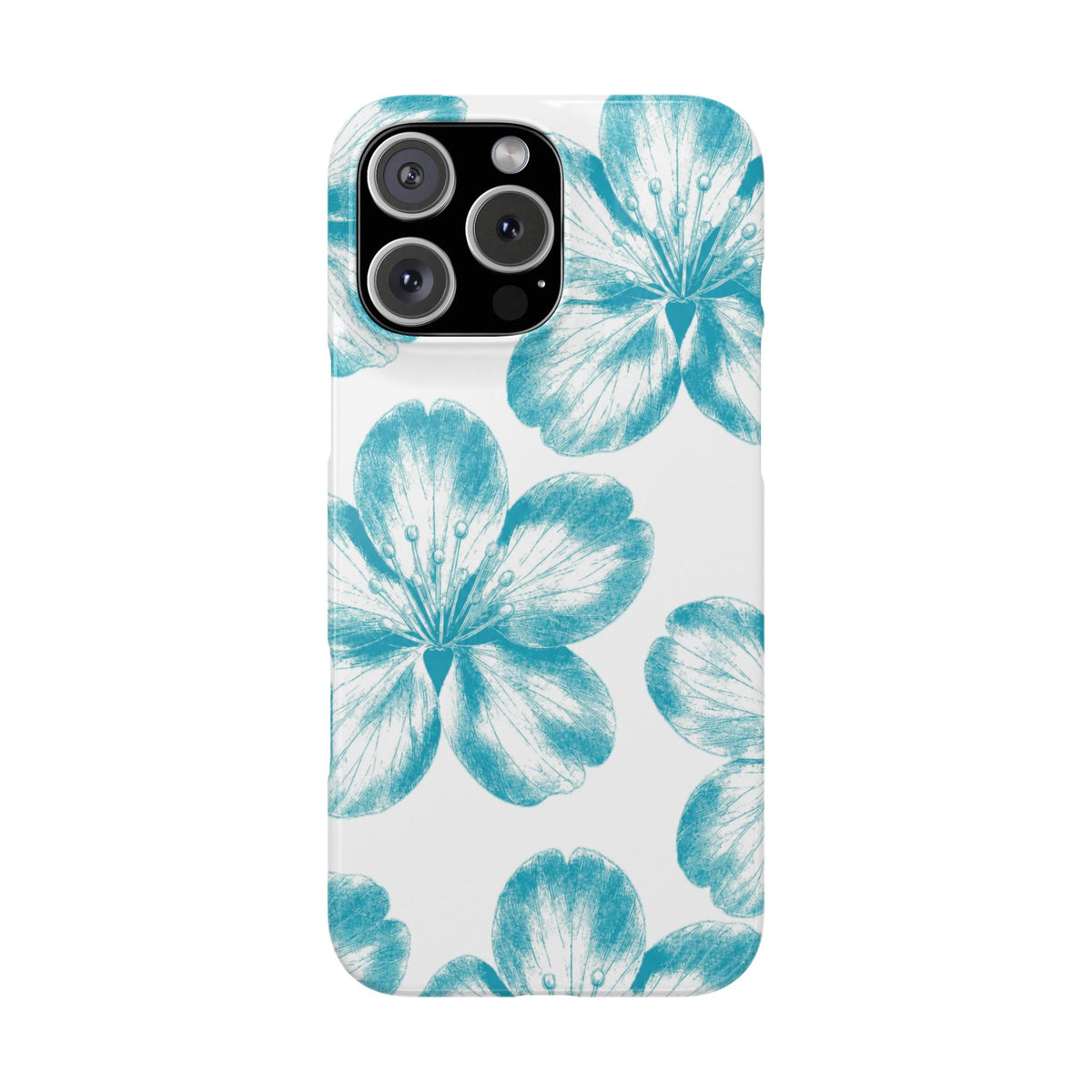 KÉK VIRÁGOK SAMSUNG IPHONE TOK