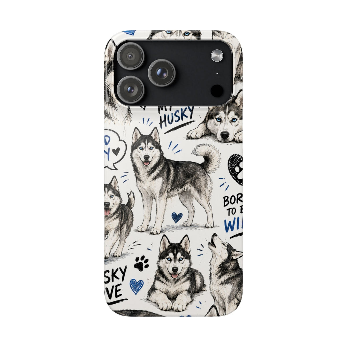 HUSKY MINTÁS IPHONE TOK