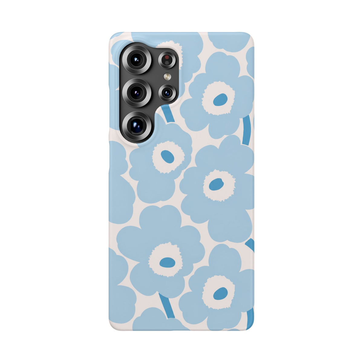 KÉK VIRÁGOS SAMSUNG IPHONE TOK