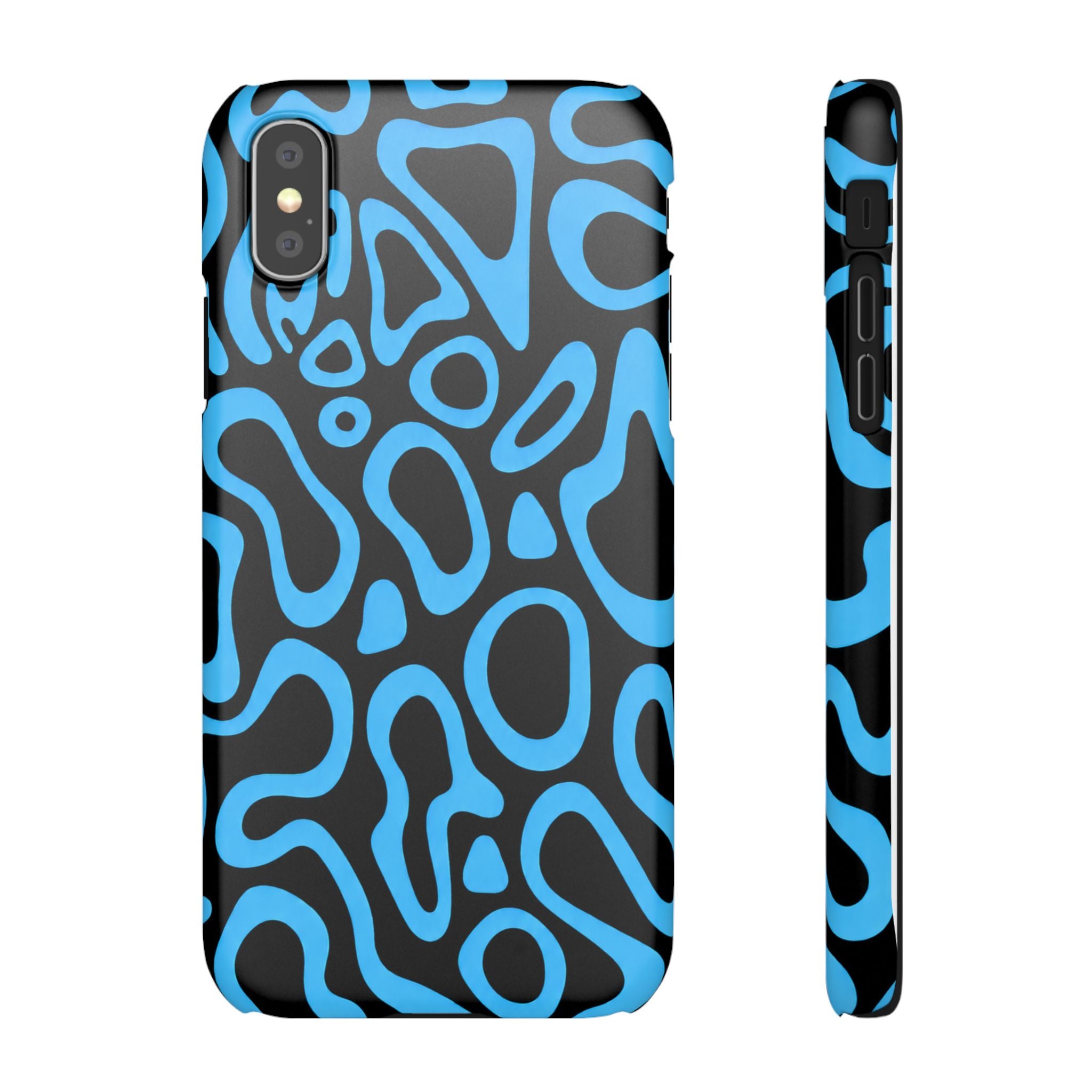 KÉK MINTÁS SAMSUNG IPHONE TOK
