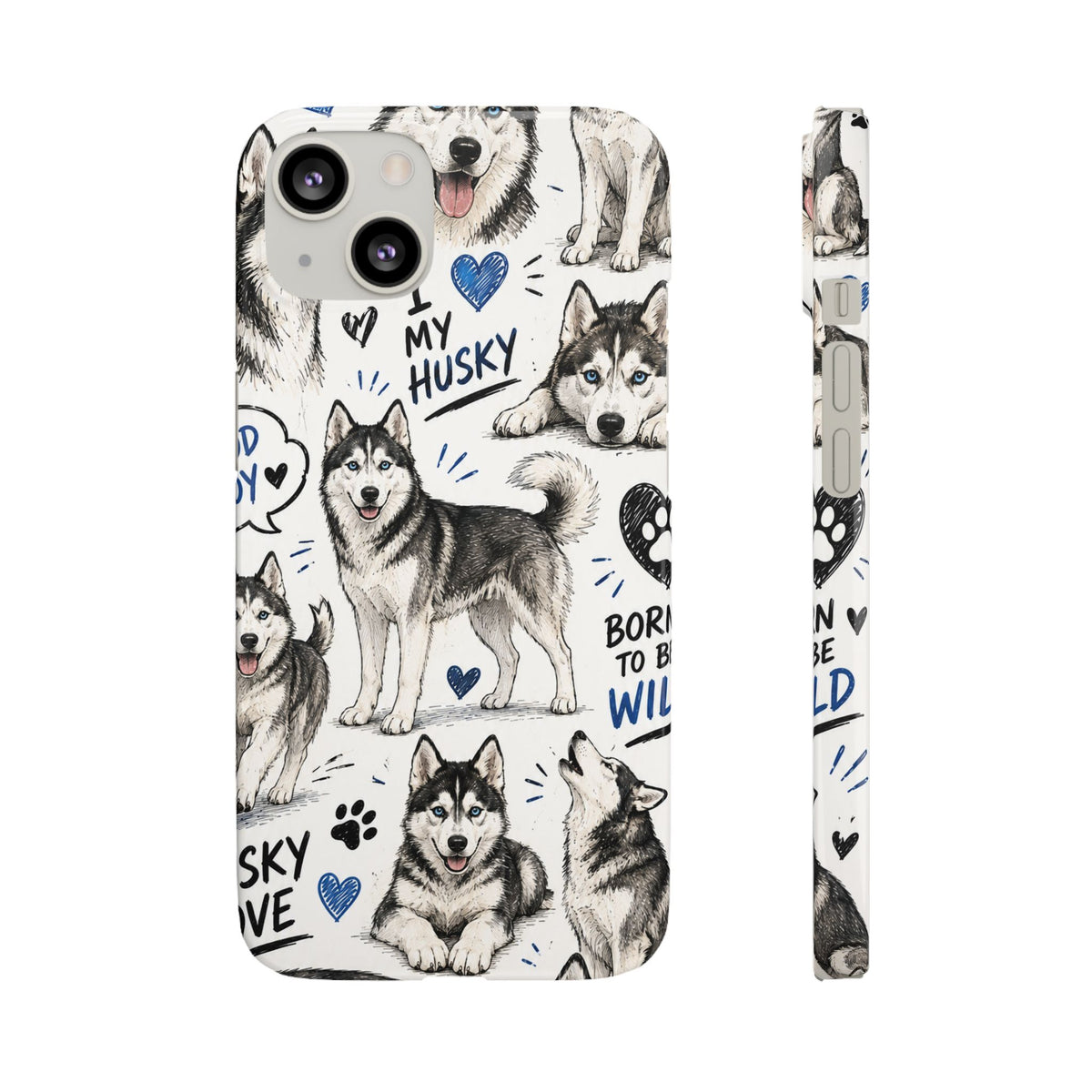 HUSKY MINTÁS IPHONE TOK