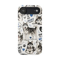 HUSKY MINTÁS IPHONE TOK