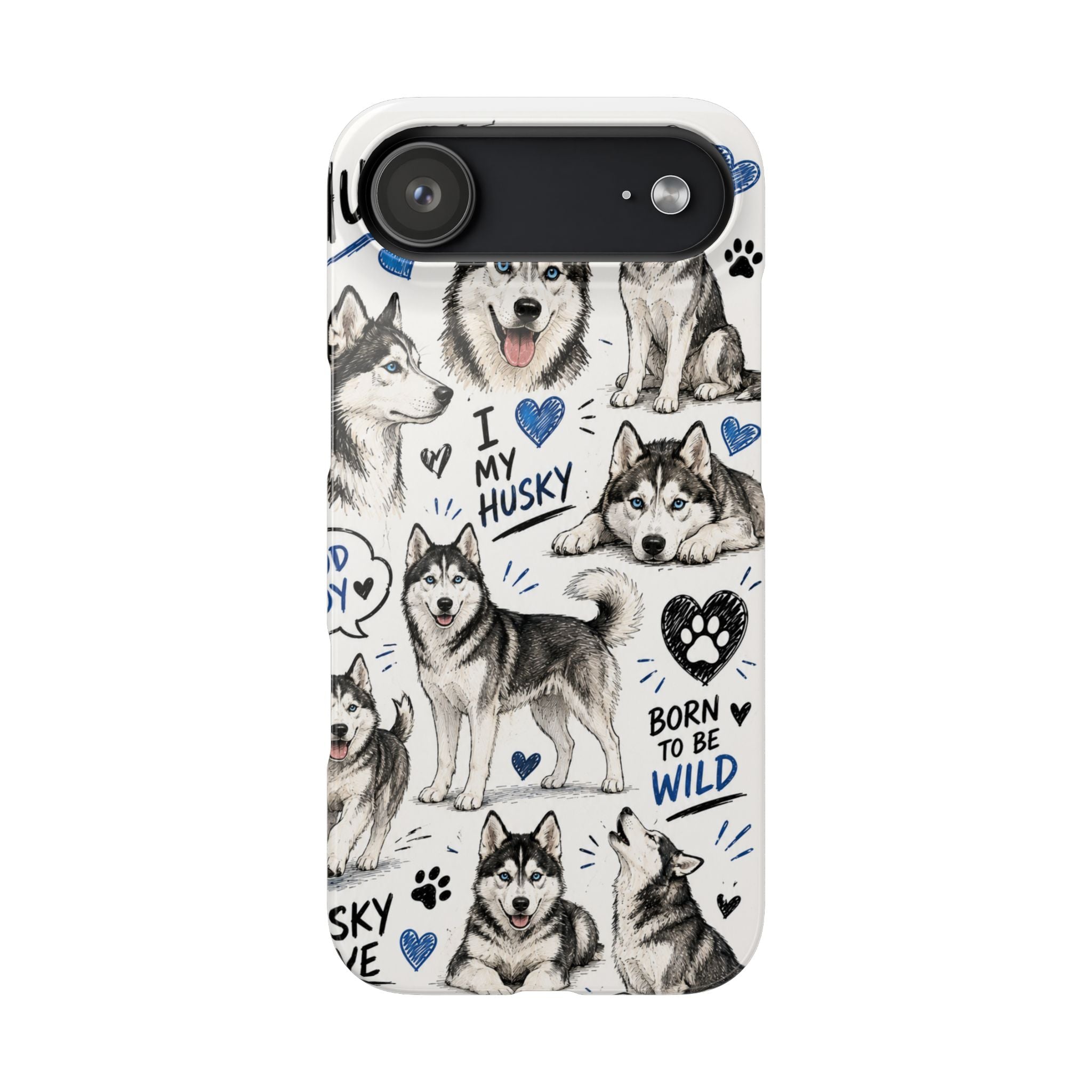 HUSKY MINTÁS IPHONE TOK
