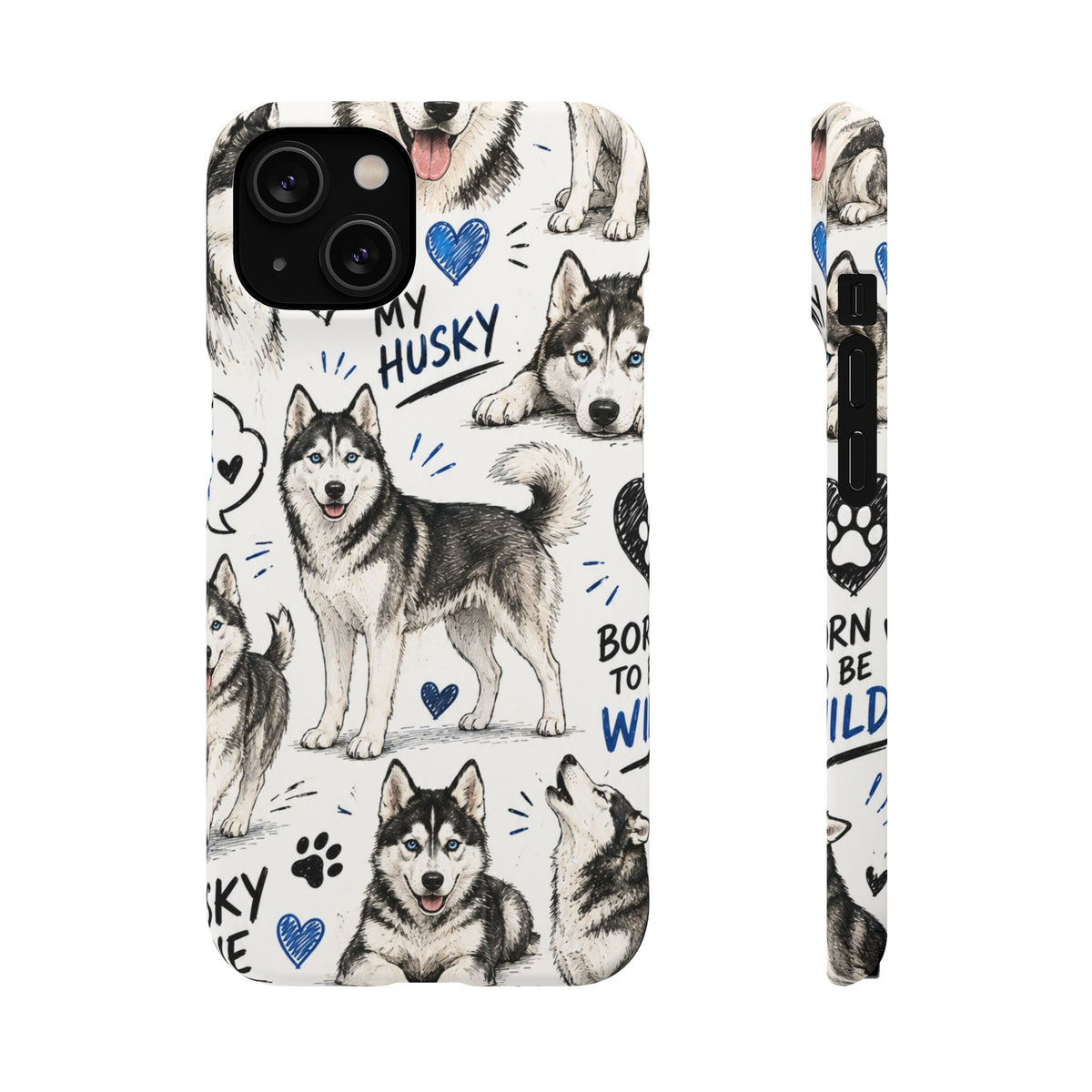 HUSKY MINTÁS IPHONE TOK