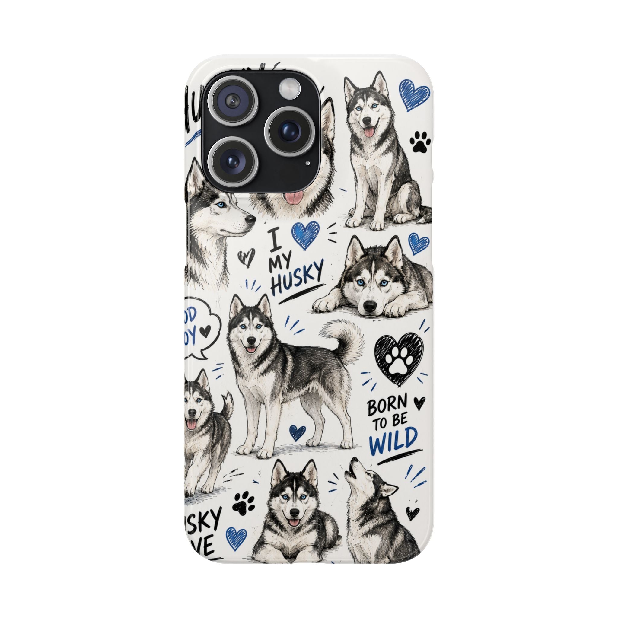 HUSKY MINTÁS IPHONE TOK