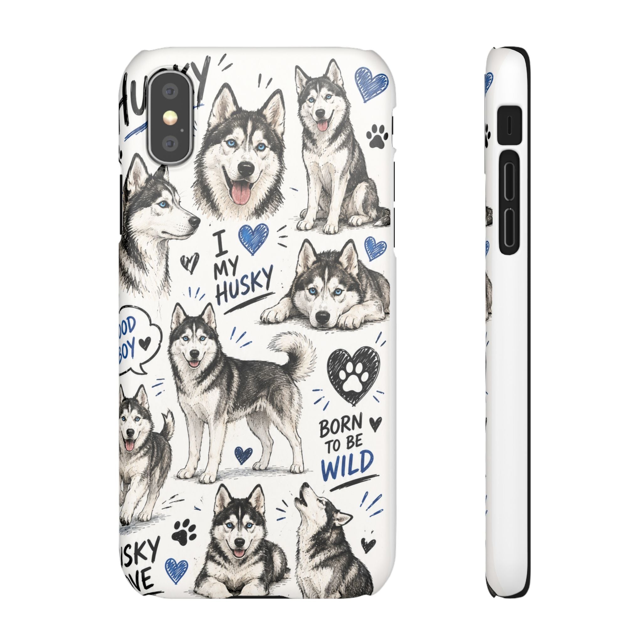 HUSKY MINTÁS IPHONE TOK.