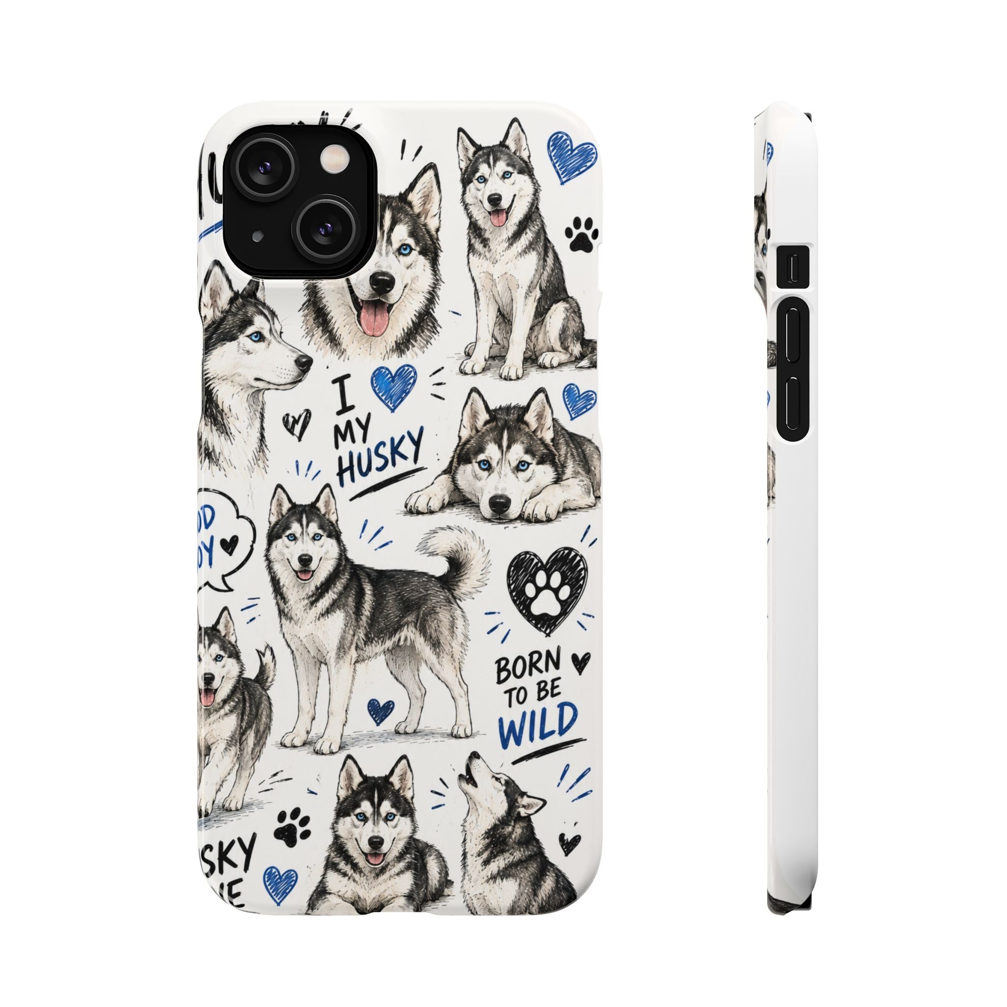 HUSKY MINTÁS IPHONE TOK