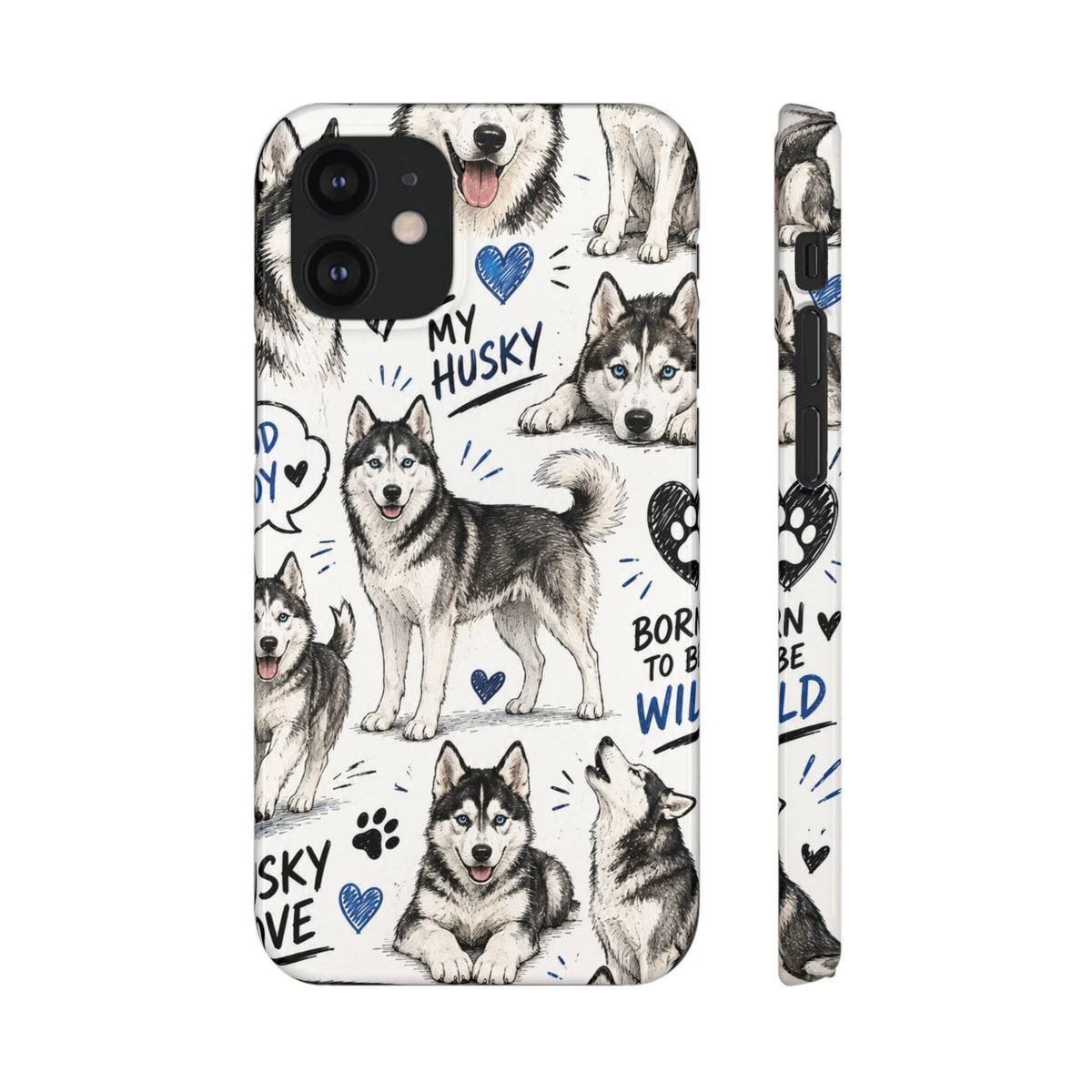 HUSKY MINTÁS IPHONE TOK.