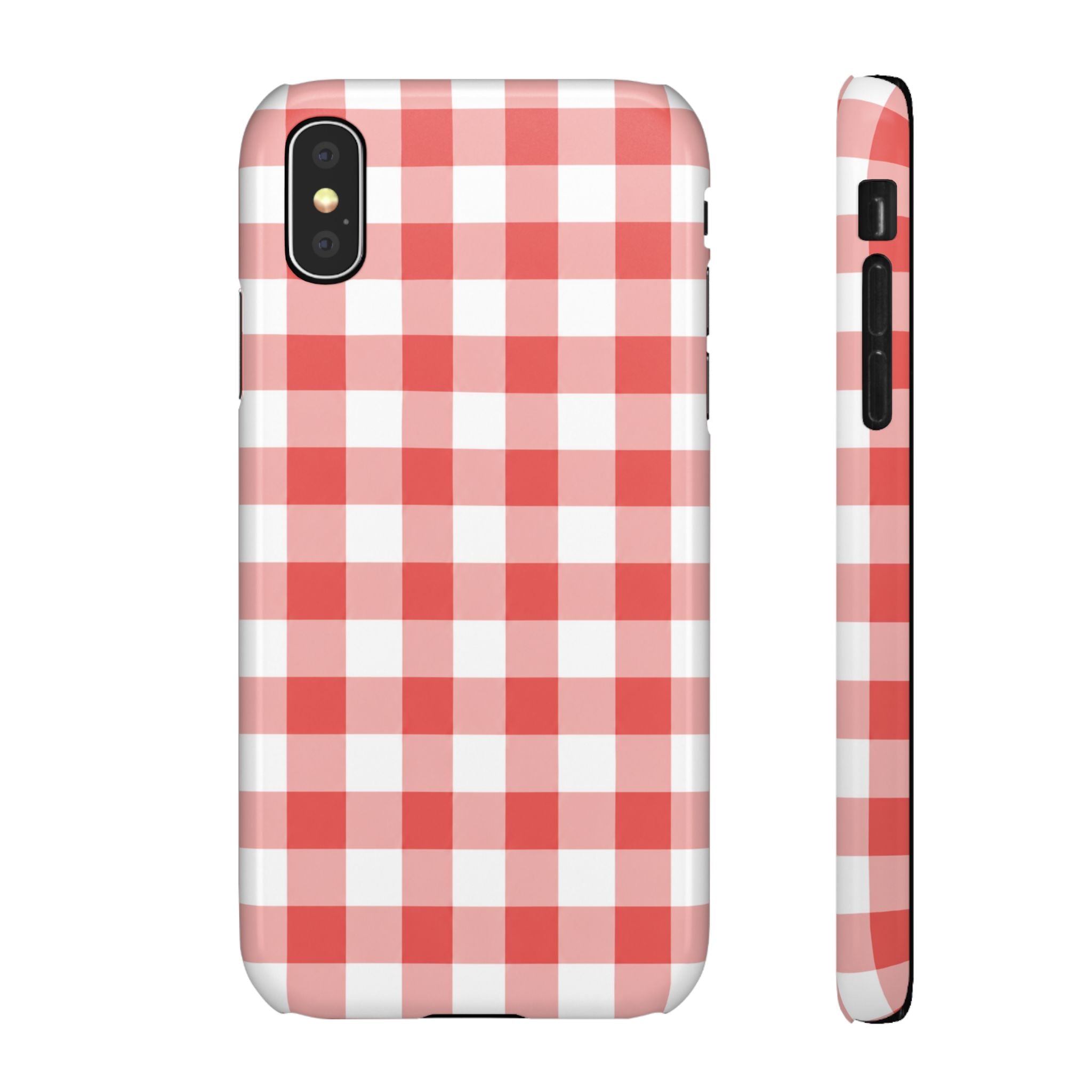 PIROS KOCKÁS SAMSUNG IPHONE TOK