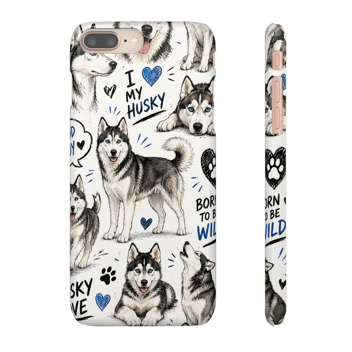 HUSKY MINTÁS IPHONE TOK.