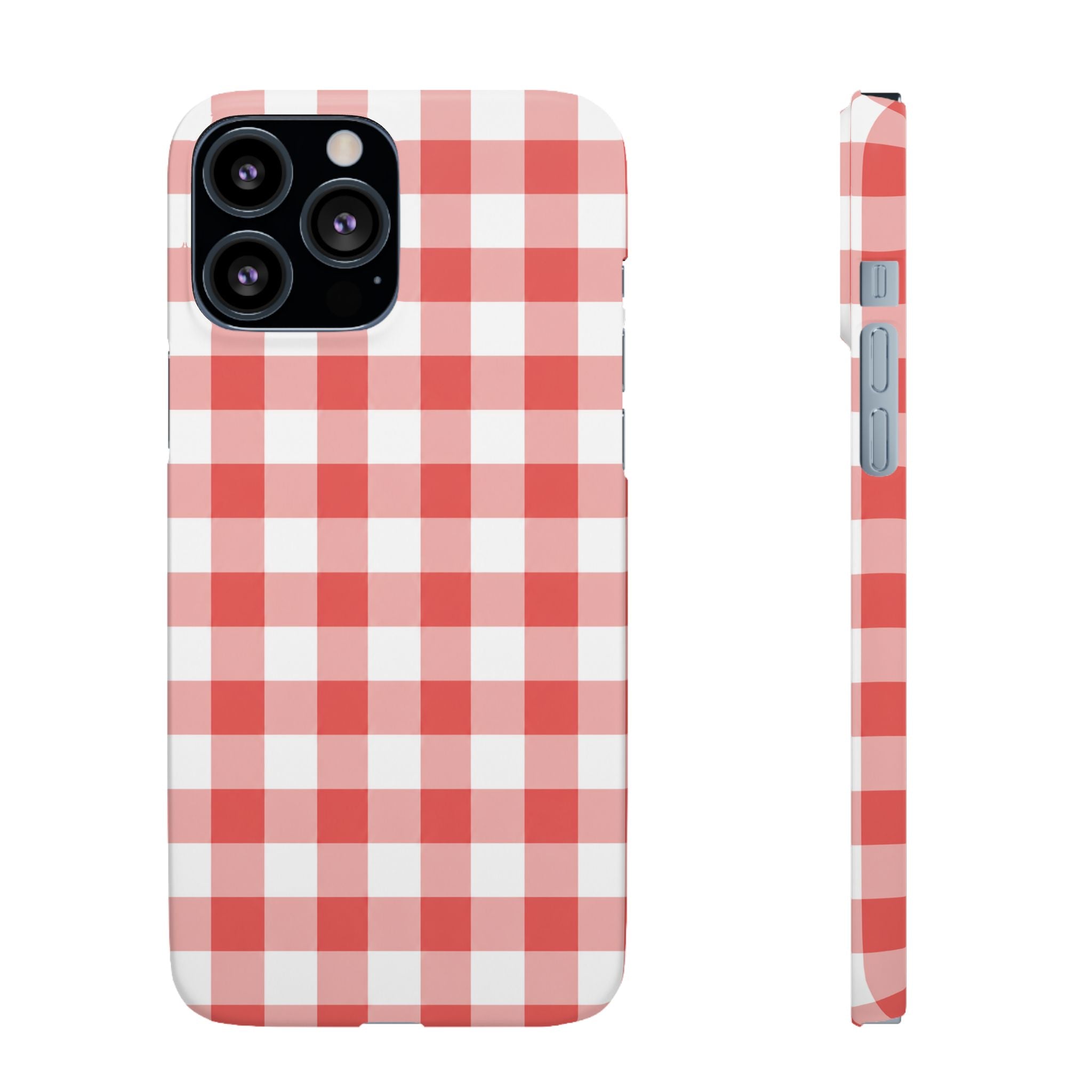 PIROS KOCKÁS SAMSUNG IPHONE TOK