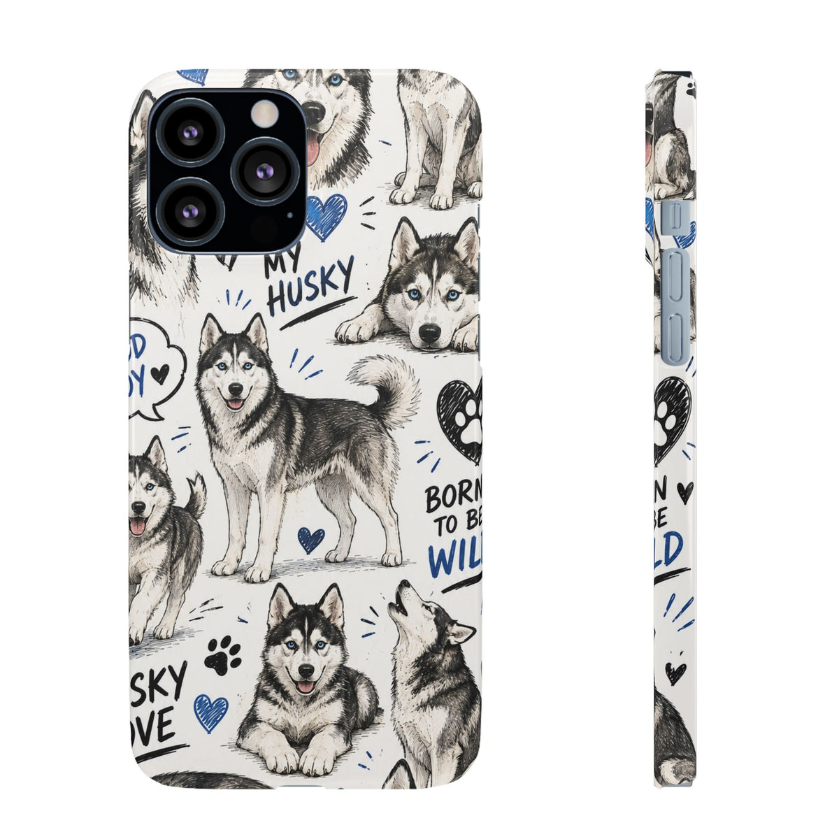 HUSKY MINTÁS IPHONE TOK