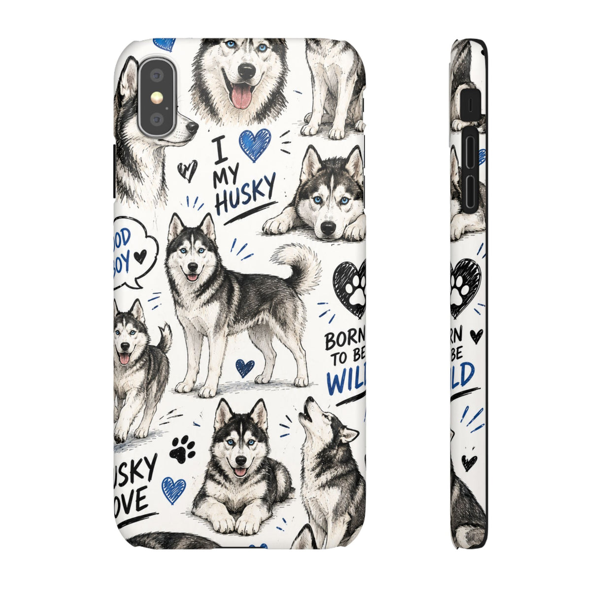 HUSKY MINTÁS IPHONE TOK.