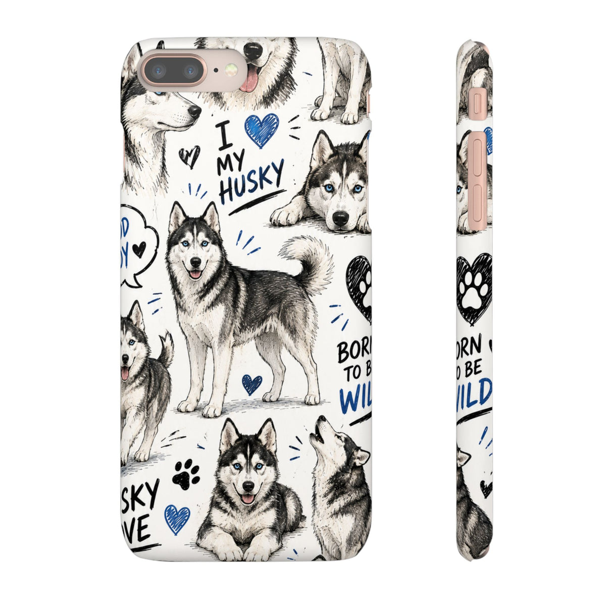HUSKY MINTÁS IPHONE TOK.