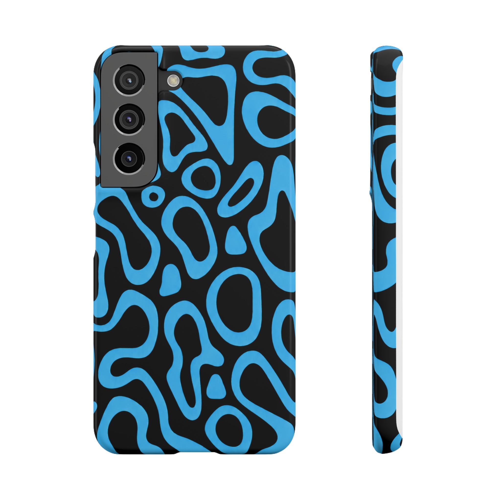 KÉK MINTÁS SAMSUNG IPHONE TOK