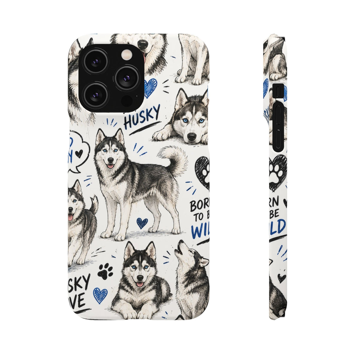HUSKY MINTÁS IPHONE TOK