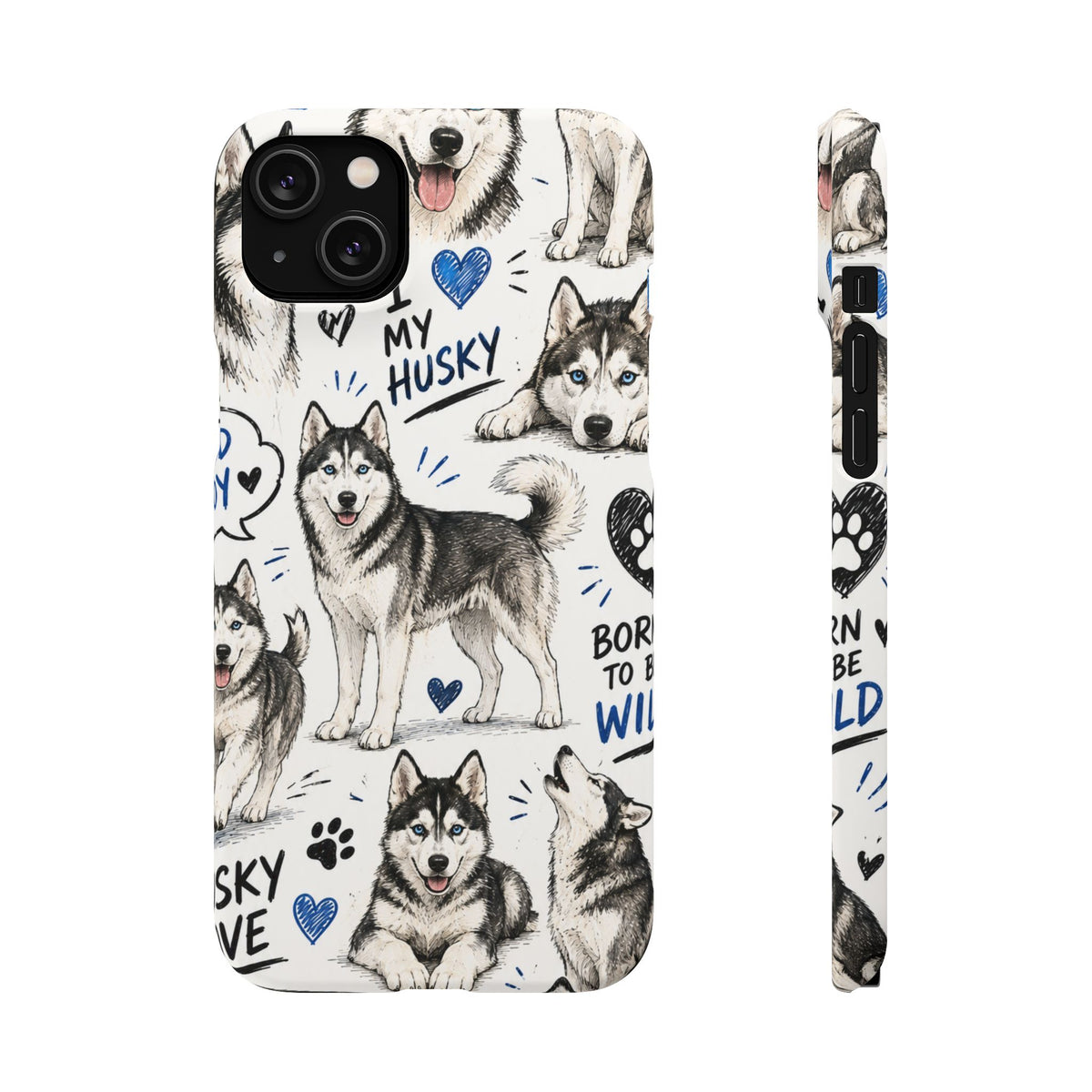 HUSKY MINTÁS IPHONE TOK
