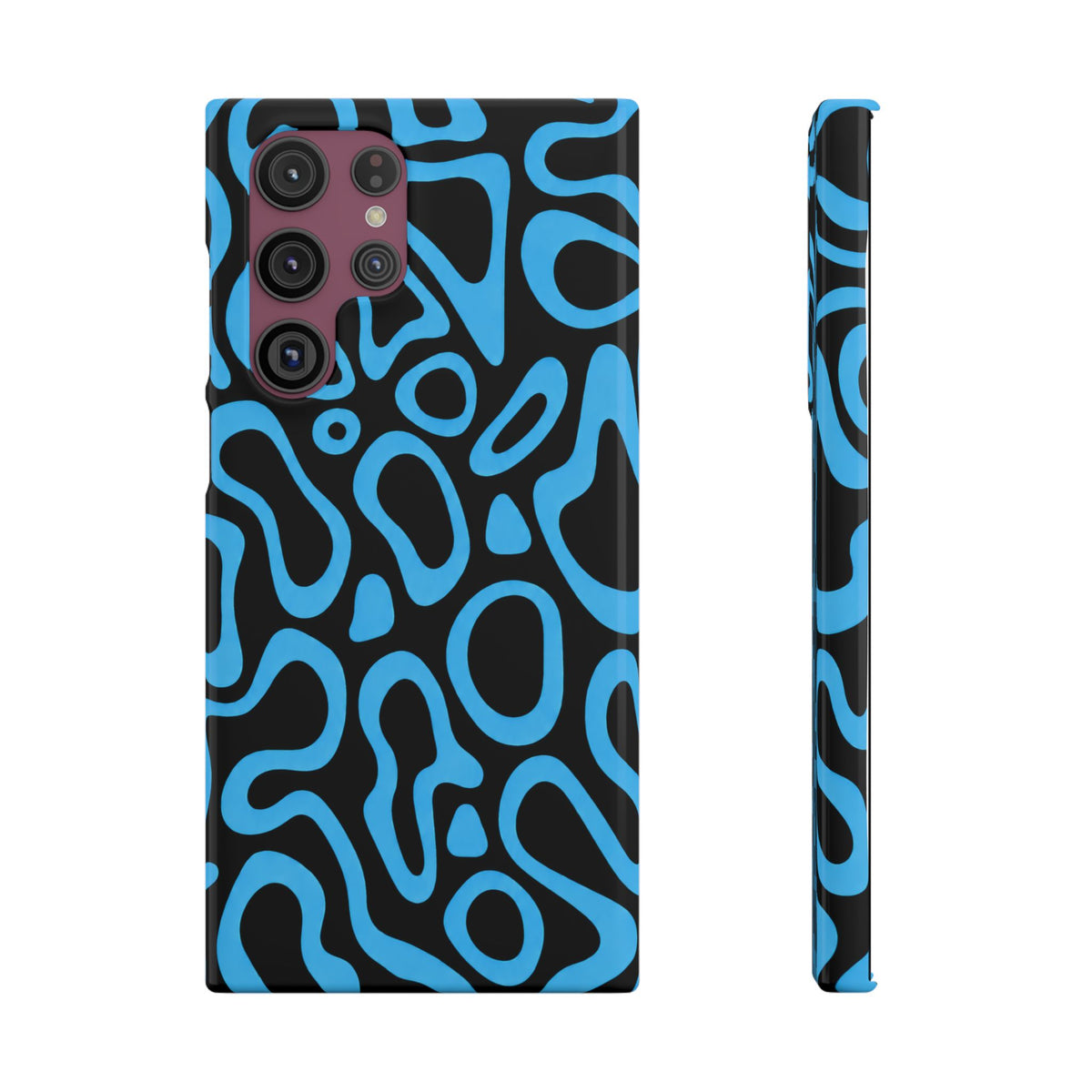 KÉK MINTÁS SAMSUNG IPHONE TOK