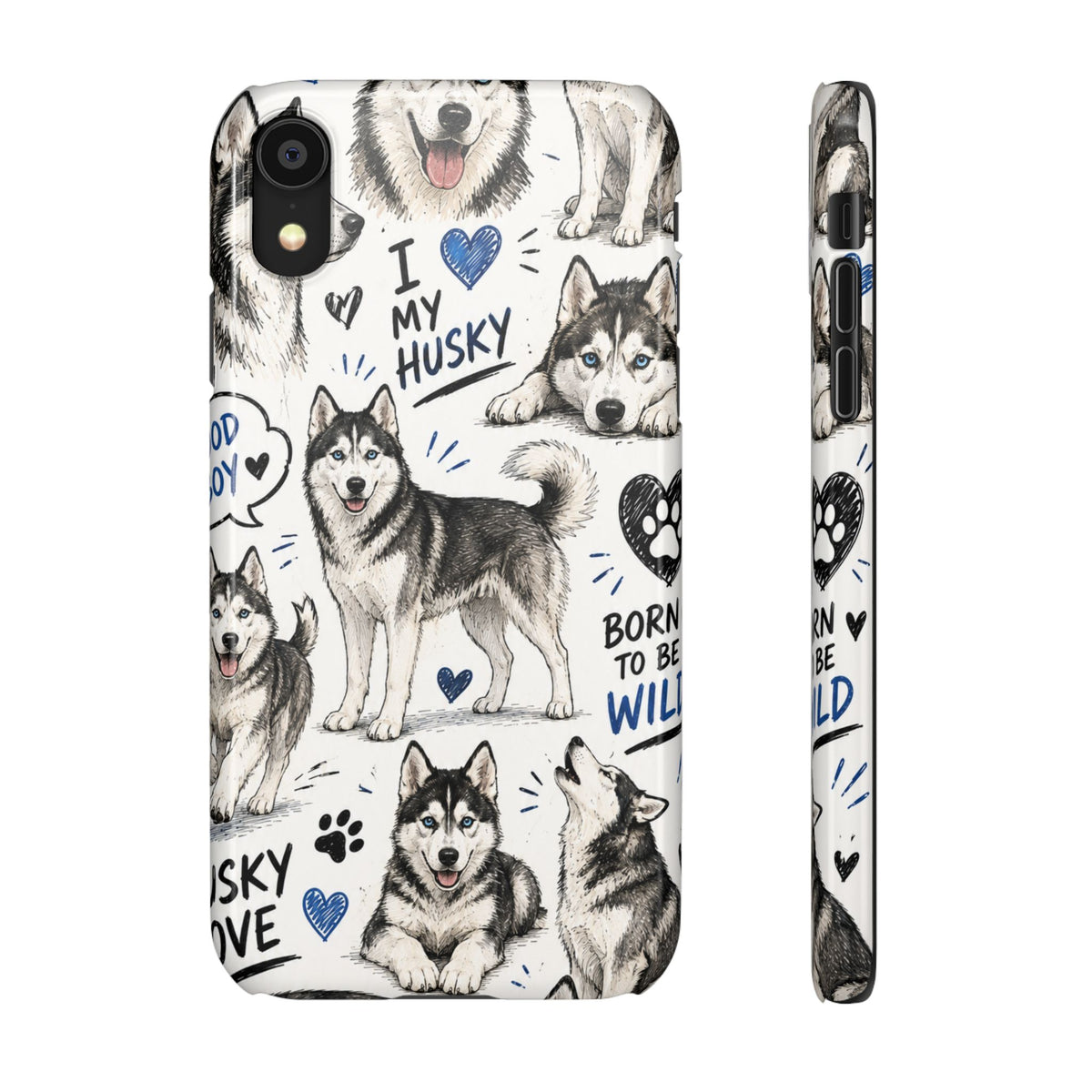 HUSKY MINTÁS IPHONE TOK.