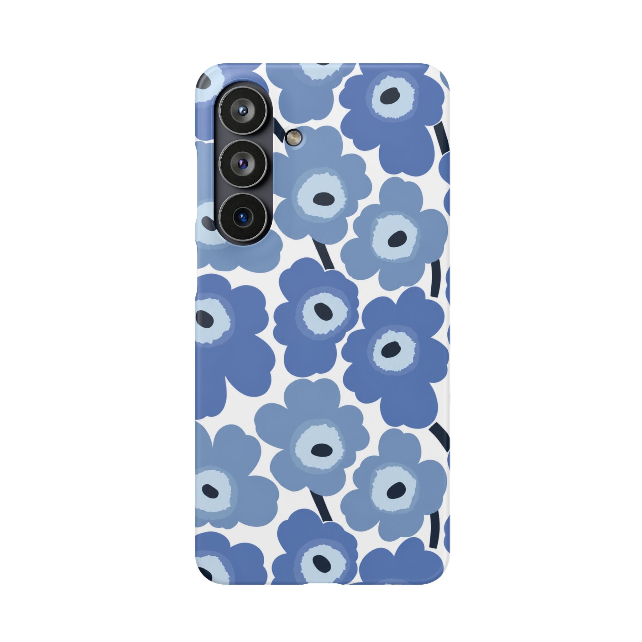KÉK VIRÁGOS SAMSUNG IPHONE TOK