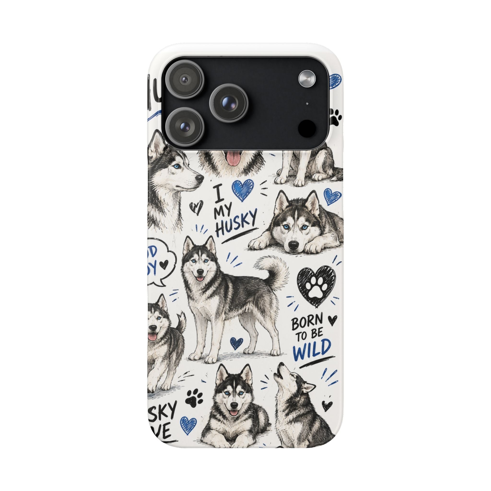 HUSKY MINTÁS IPHONE TOK.