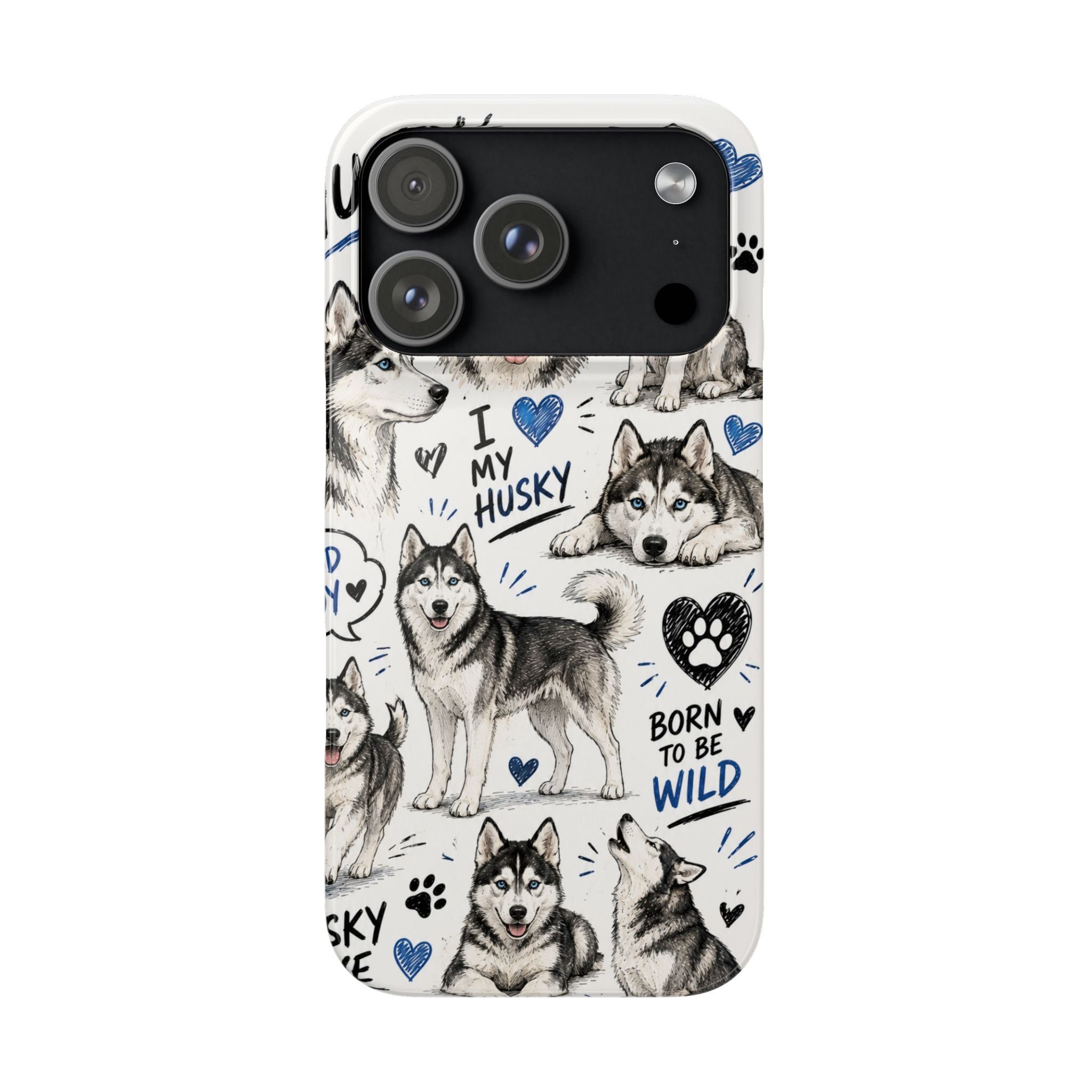 HUSKY MINTÁS IPHONE TOK