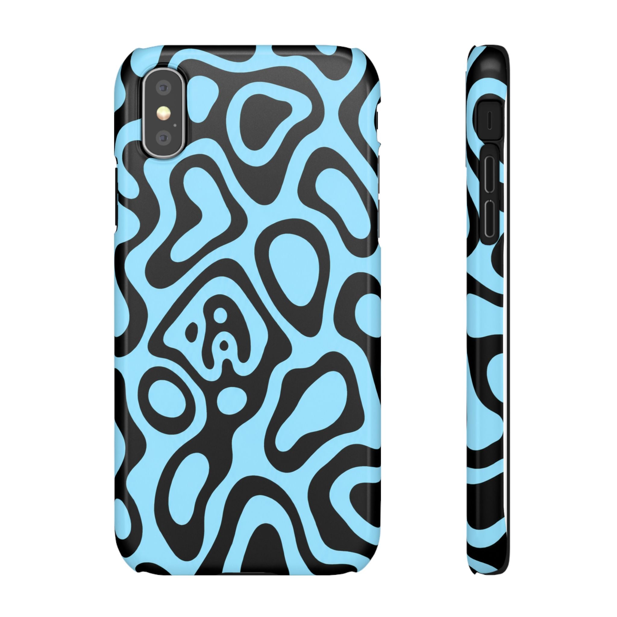 KÉK MINTÁS SAMSUNG IPHONE TOK