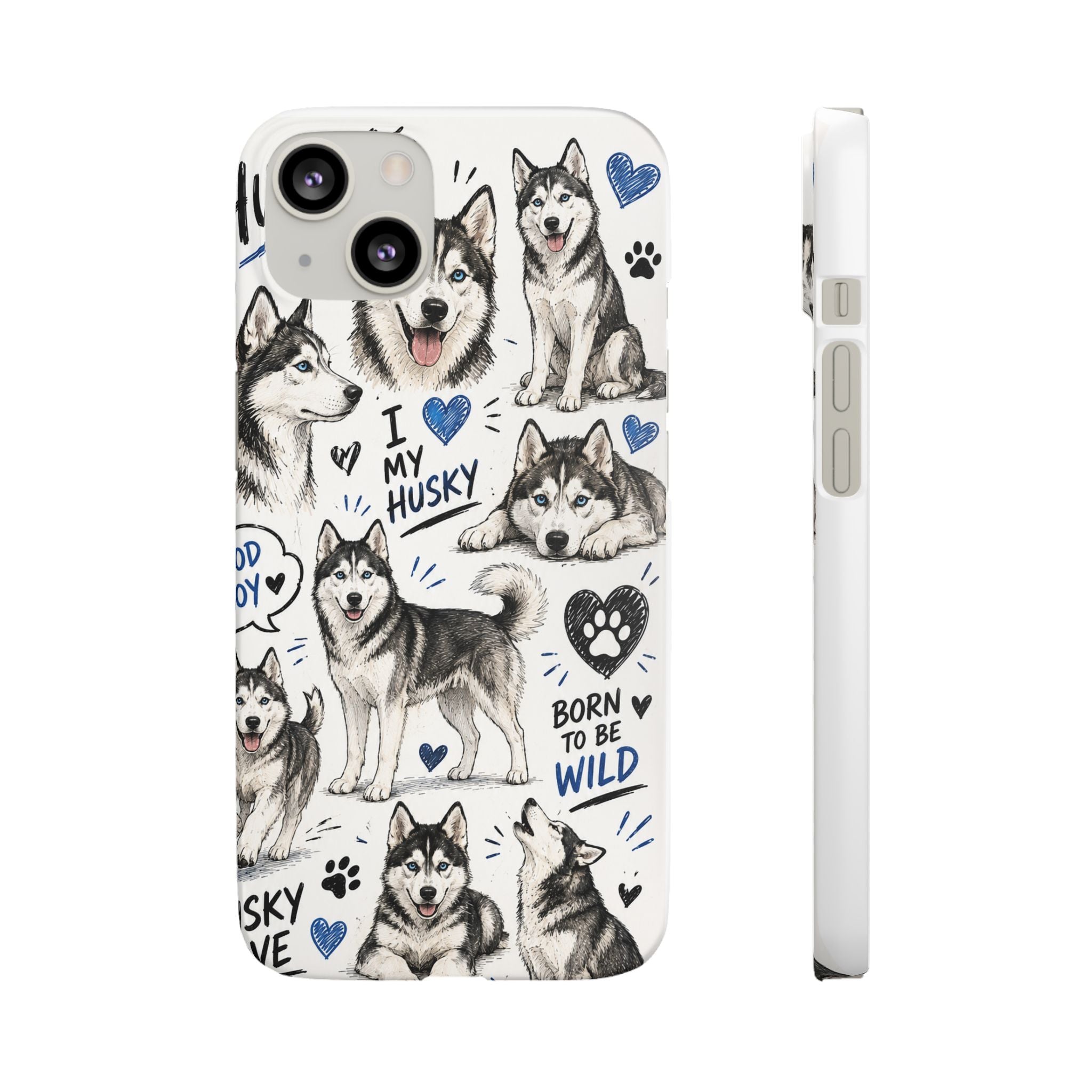 HUSKY MINTÁS IPHONE TOK
