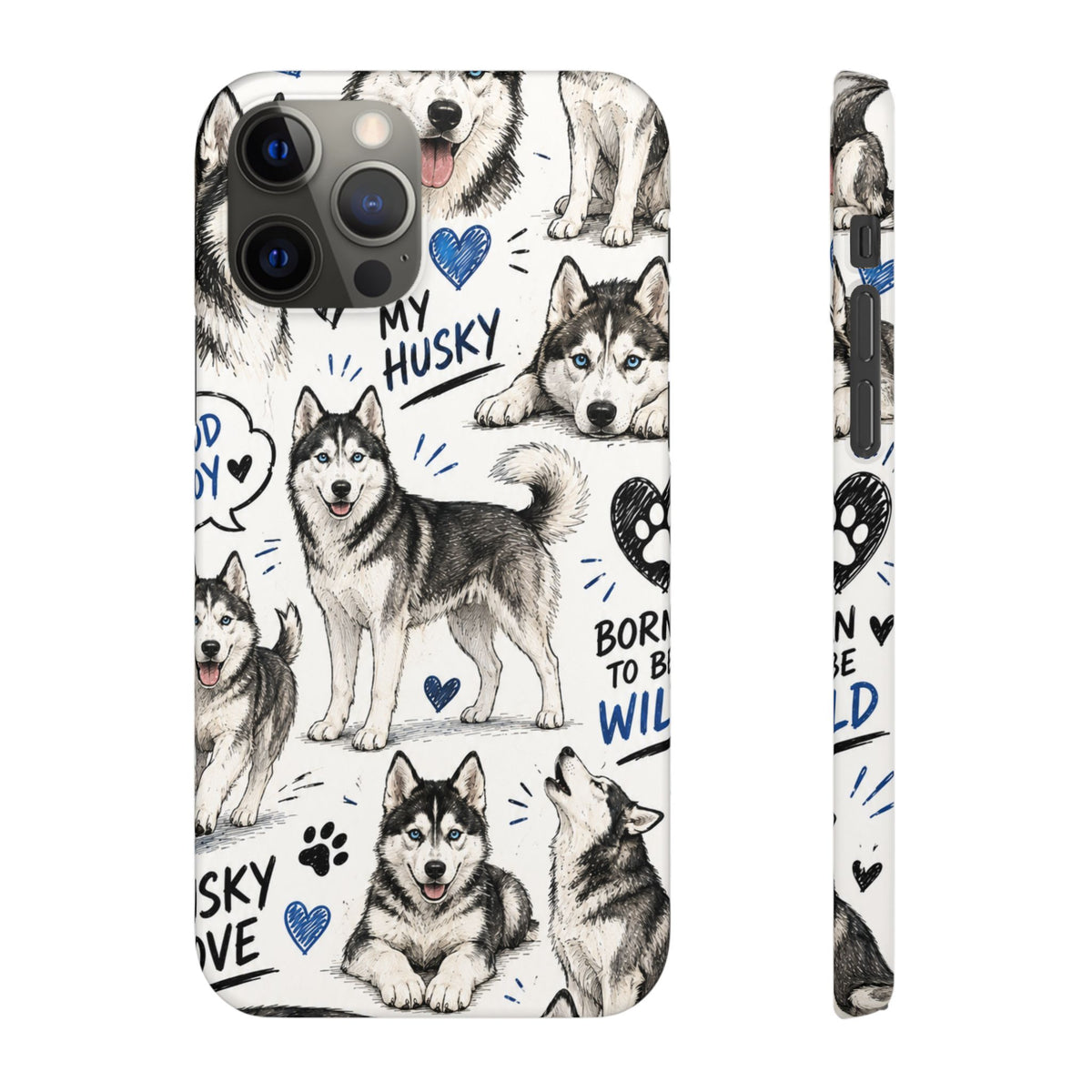 HUSKY MINTÁS IPHONE TOK