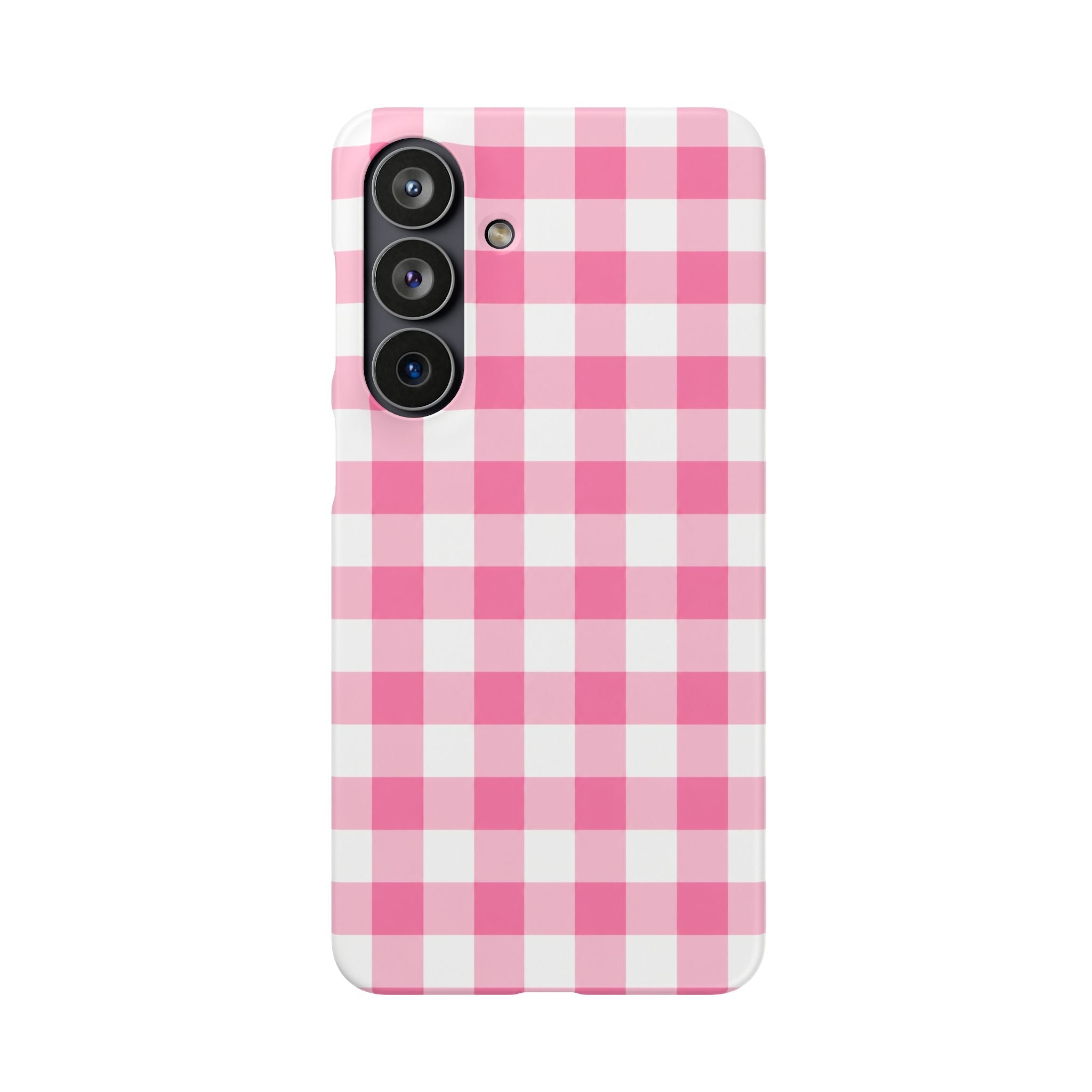RÓZSASZIN KOCKÁS SAMSUNG IPHONE TOK