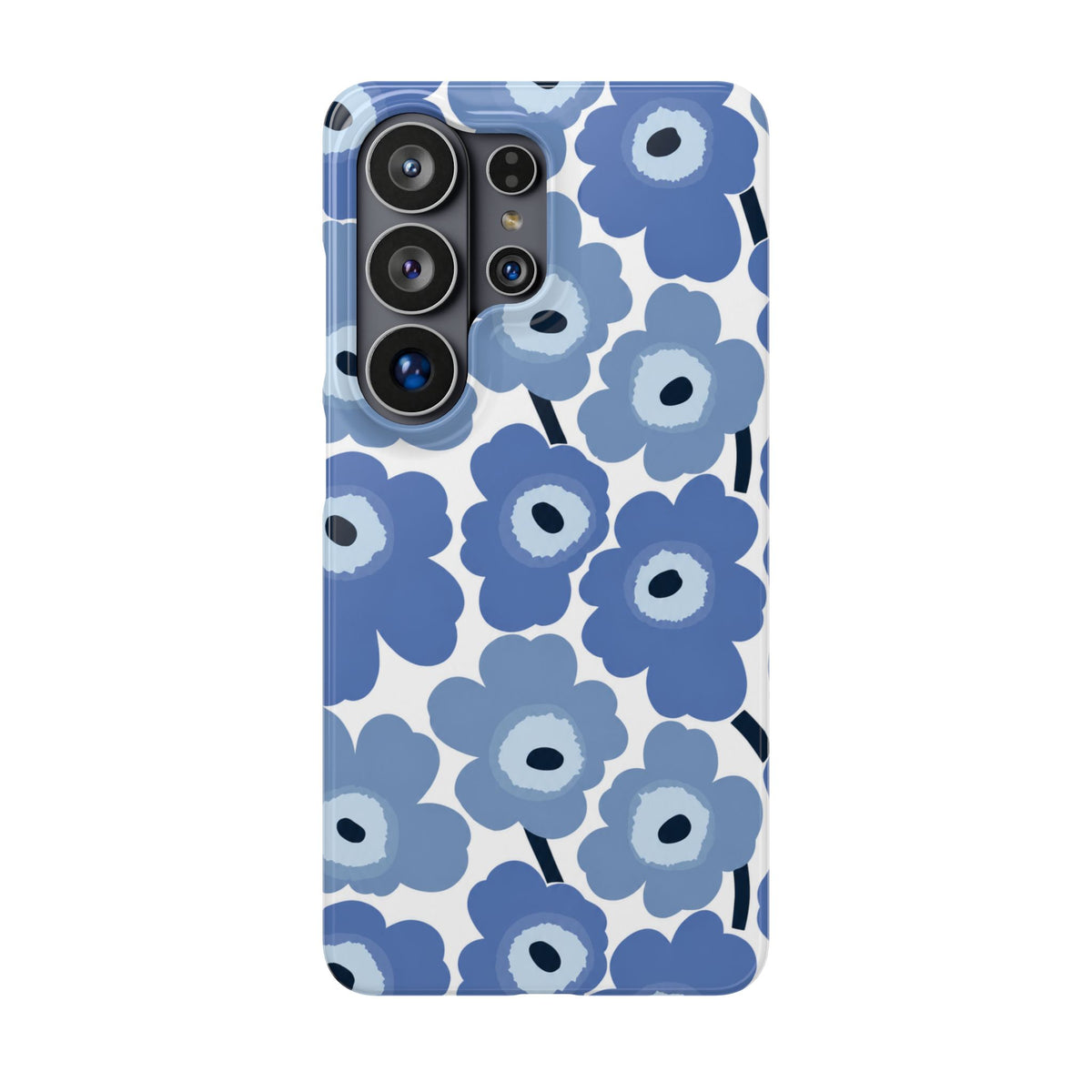 KÉK VIRÁGOS SAMSUNG IPHONE TOK