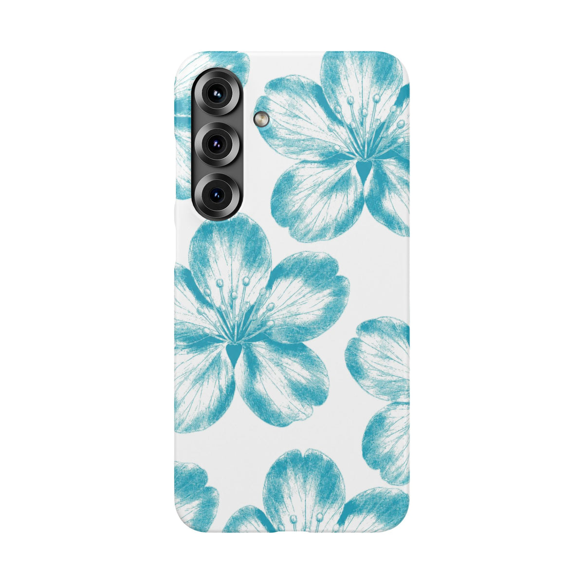 KÉK VIRÁGOK SAMSUNG IPHONE TOK