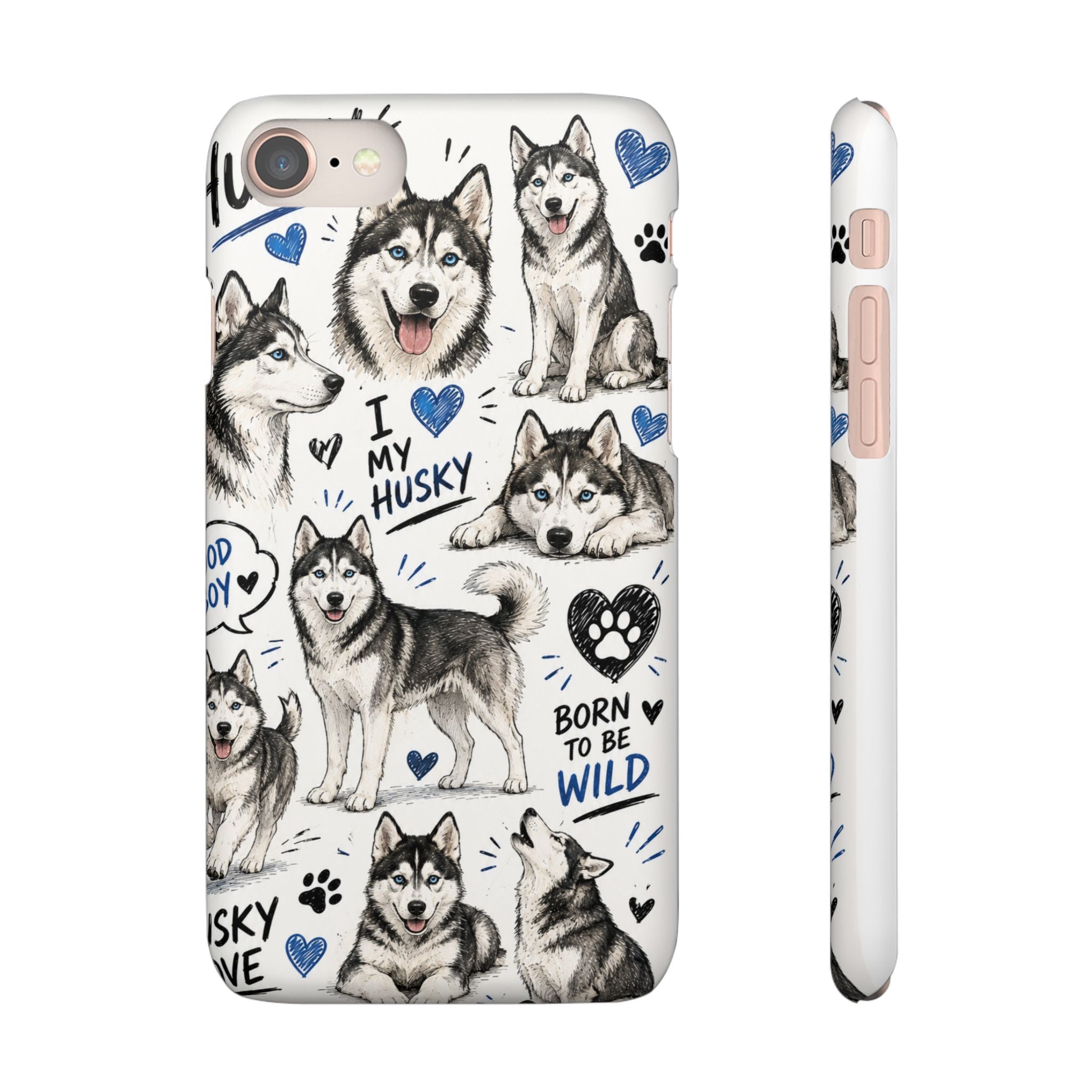 HUSKY MINTÁS IPHONE TOK.