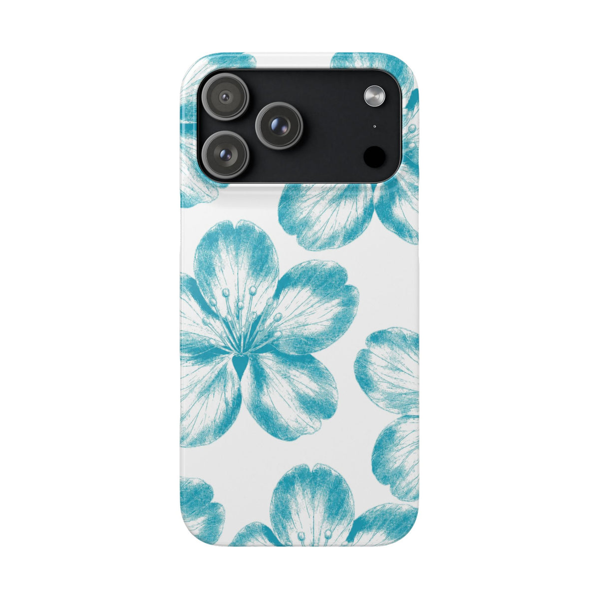 KÉK VIRÁGOK SAMSUNG IPHONE TOK