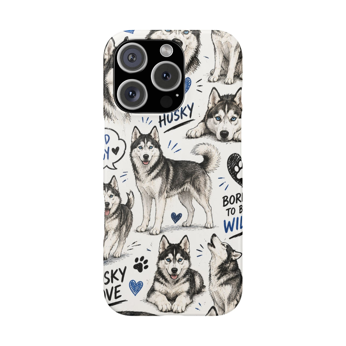HUSKY MINTÁS IPHONE TOK